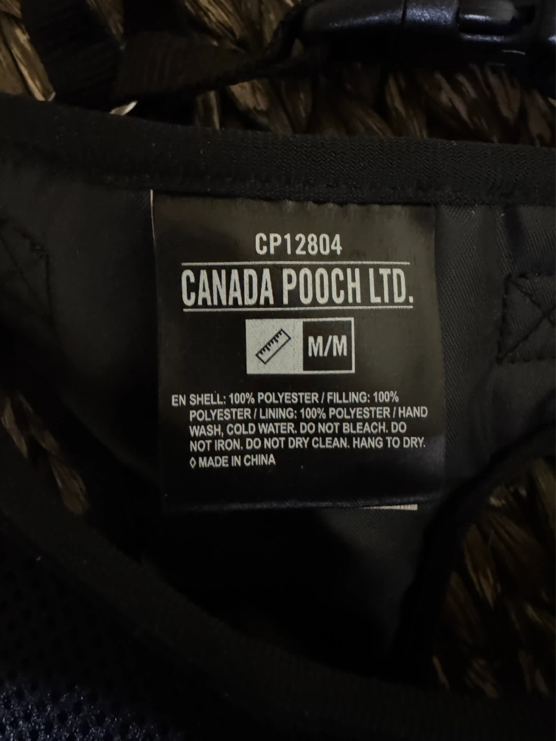 Canada Pooch Ltd. Dog Harness - Black - Size M/M - photo 3