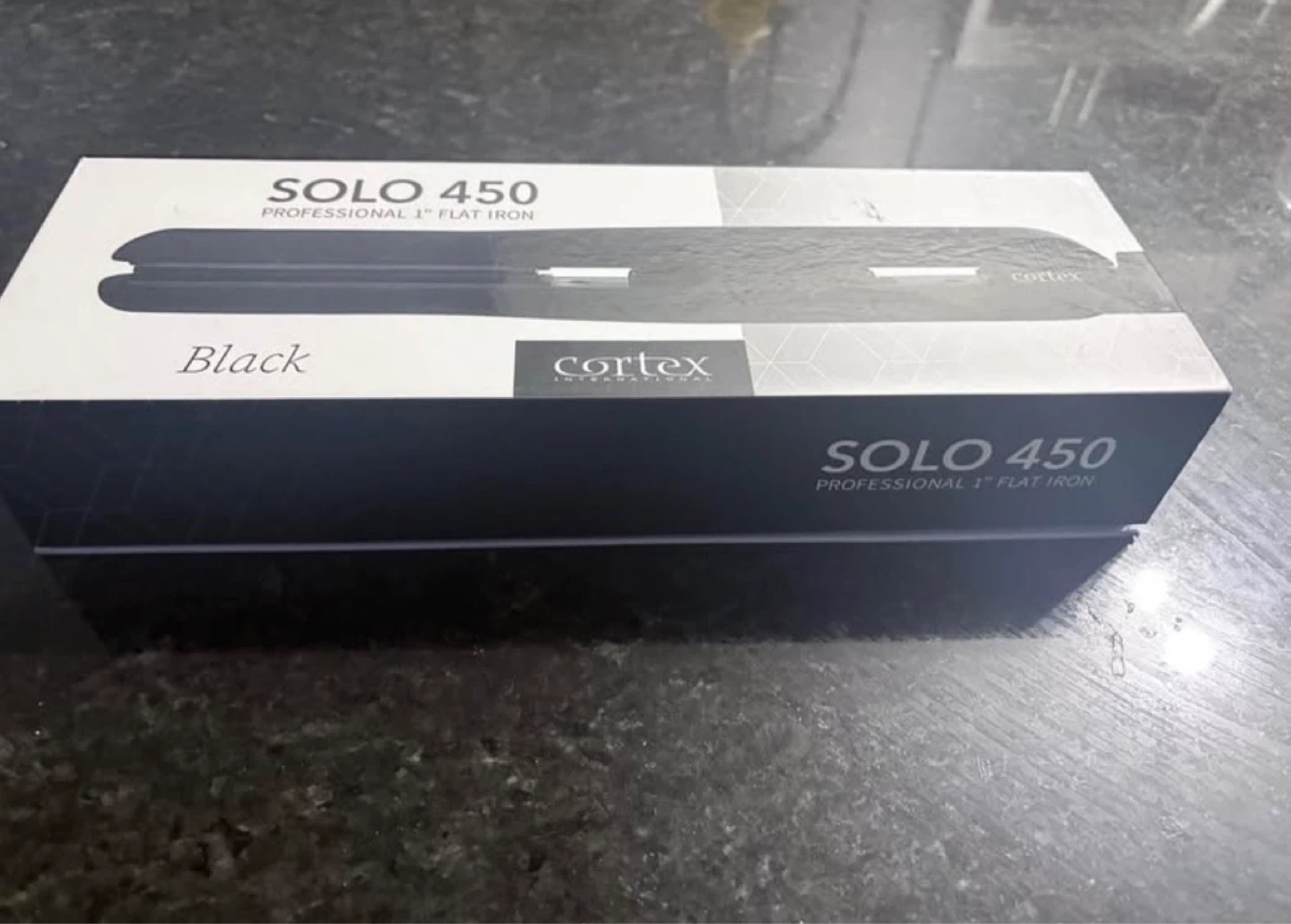 Cortex SOLO 450 Professional 1" Flat Iron - Black