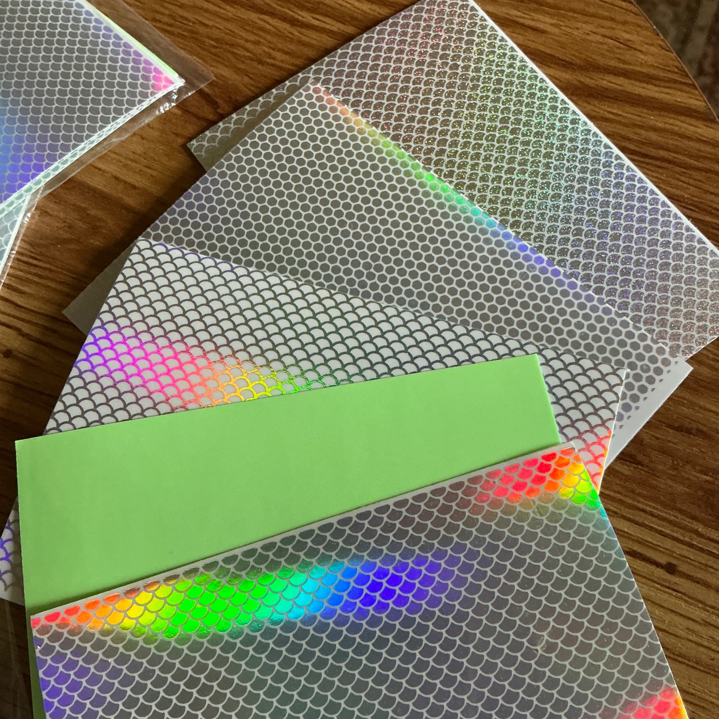 Holographic Fishing Lure Reflective Sticker Packs (5pc Sets) - photo 2