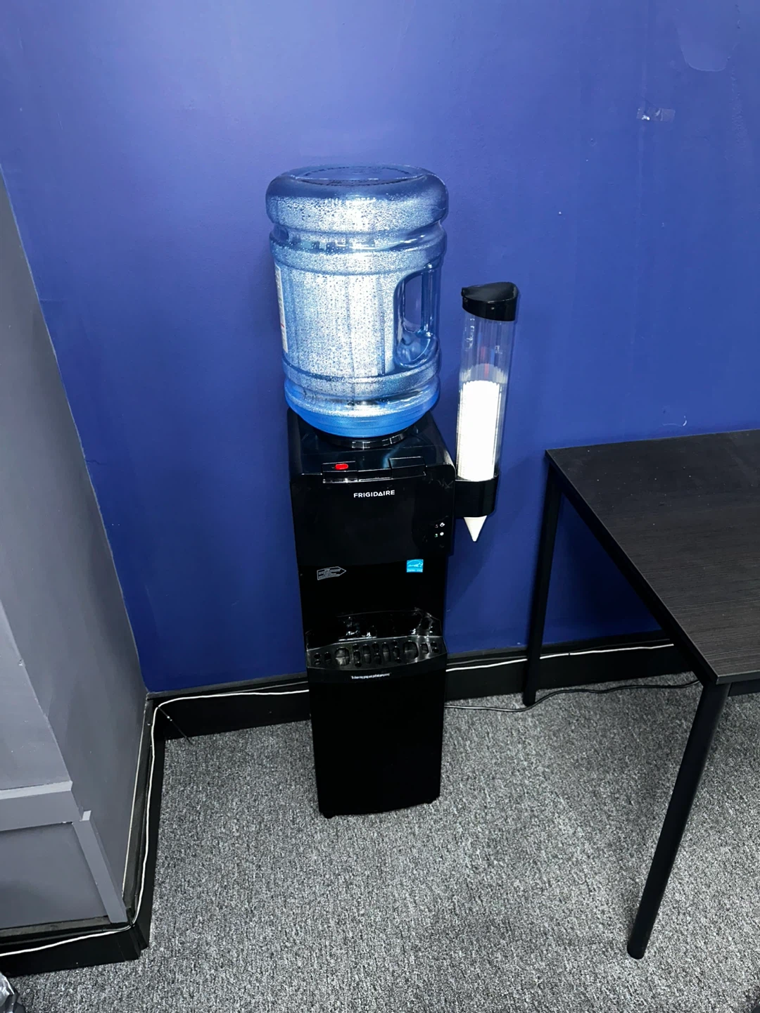 Frigidaire Water Cooler Dispenser with Cup Holder
