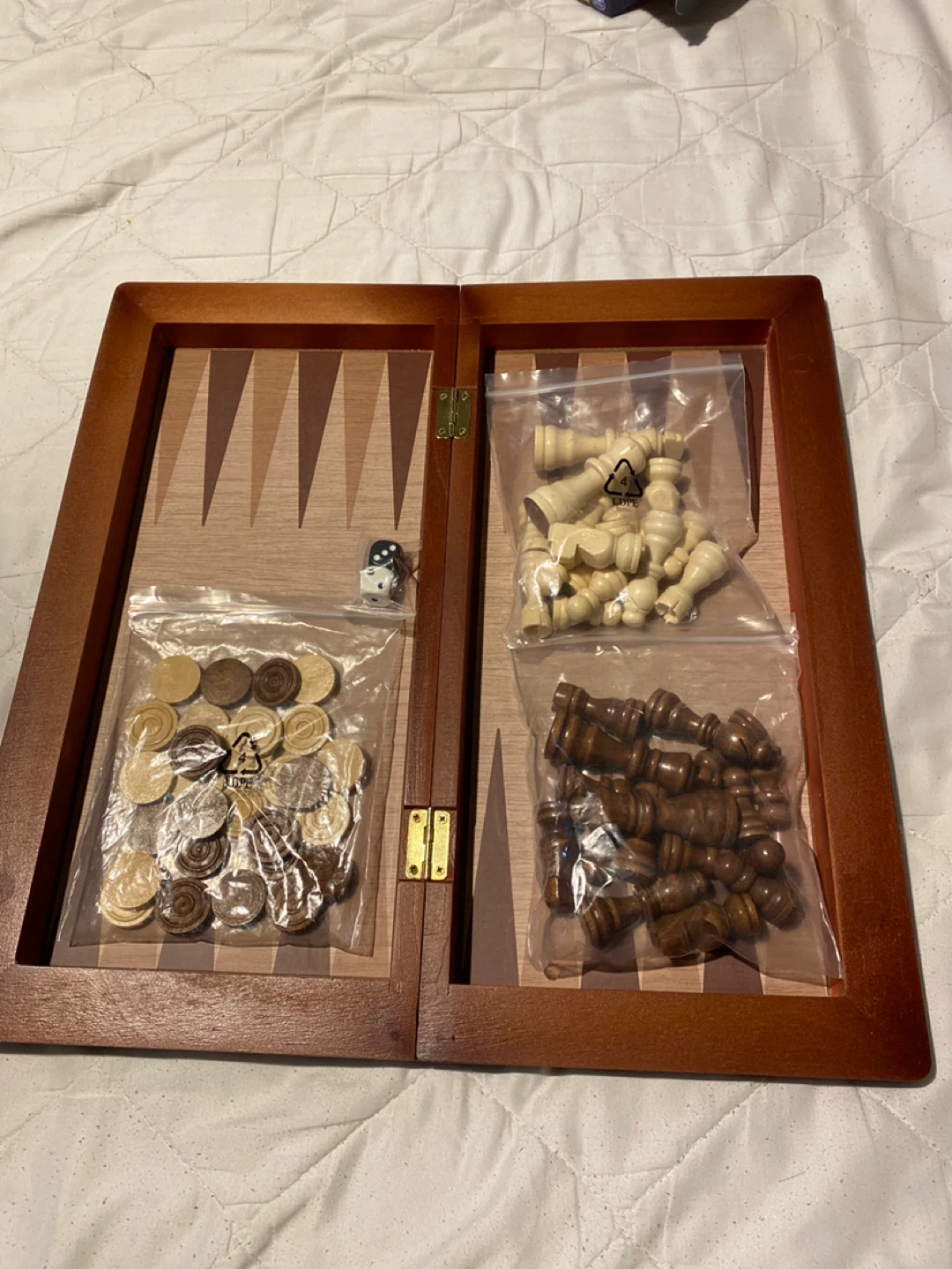 Traditions Chess, Checkers & Backgammon Set - photo 5