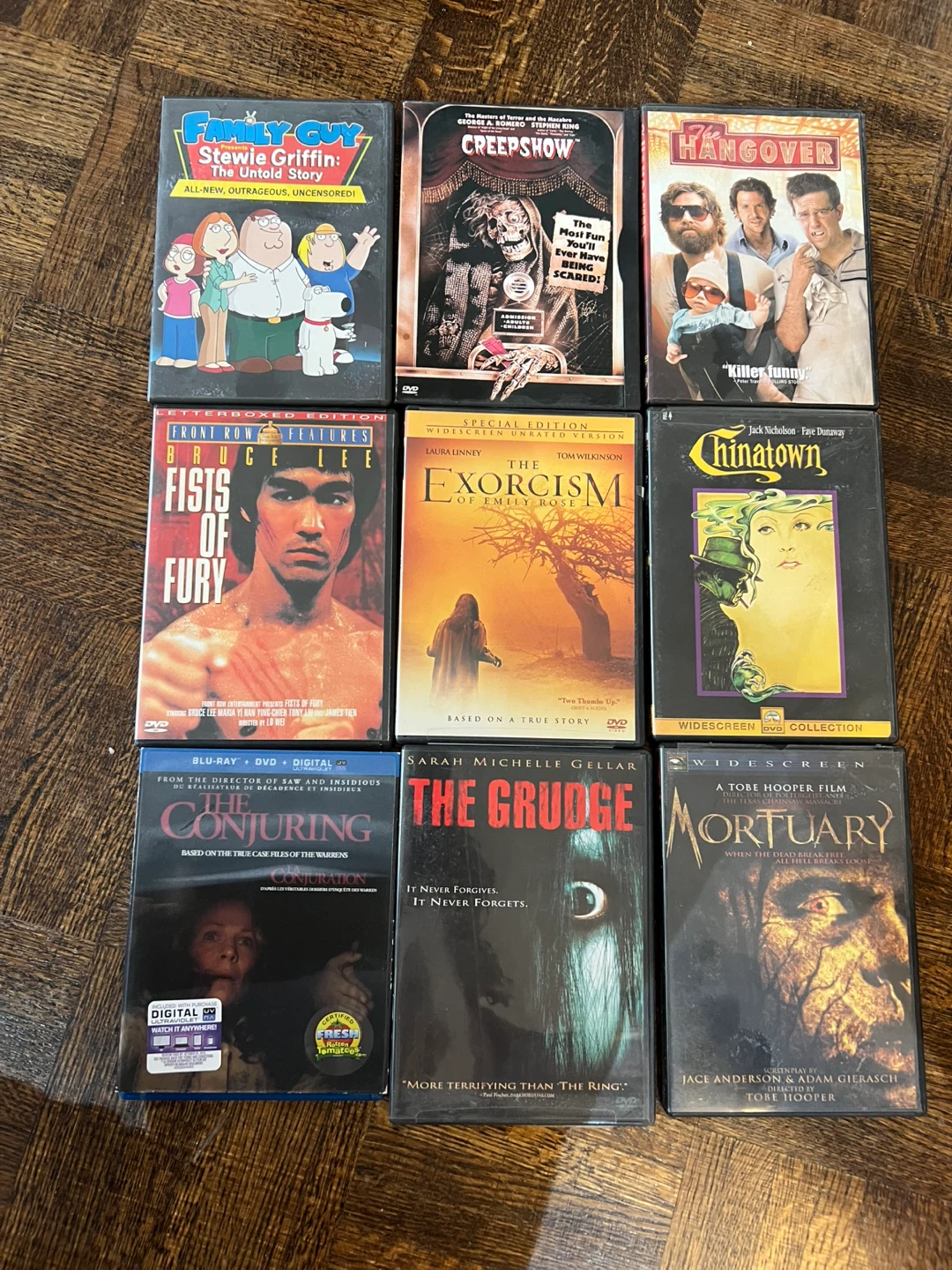 Assorted DVD Lot - Family Guy, Creepshow, The Hangover & More