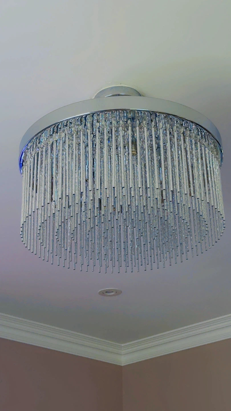 Modern Crystal Chandelier Ceiling Light Fixture - photo 2