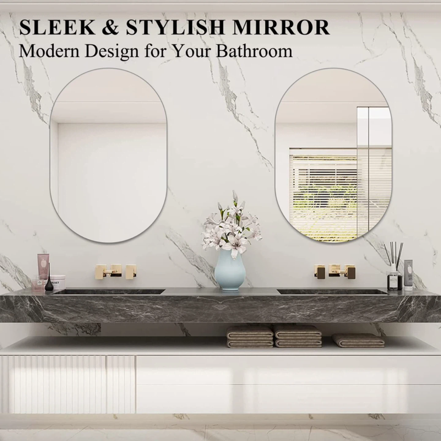 VASUHOME Bathroom Vanity Mirror for Wall - photo 3