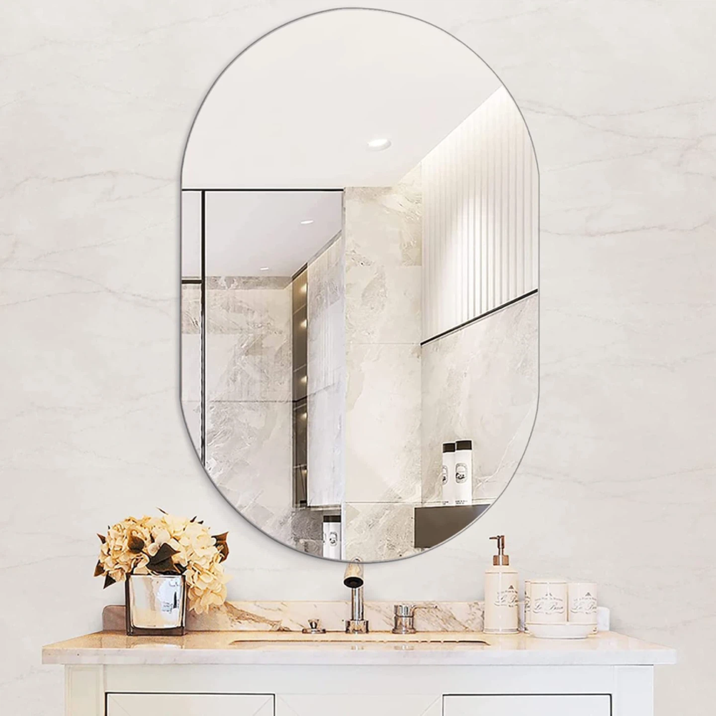 VASUHOME Bathroom Vanity Mirror for Wall