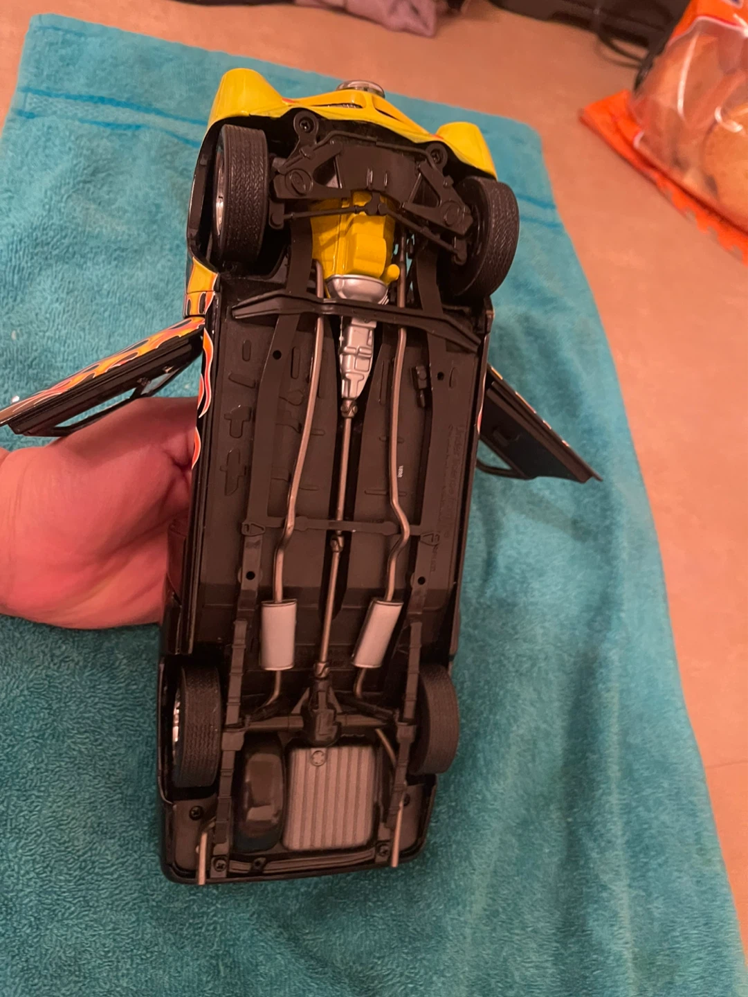 Diecast Model Car with Flames - photo 2