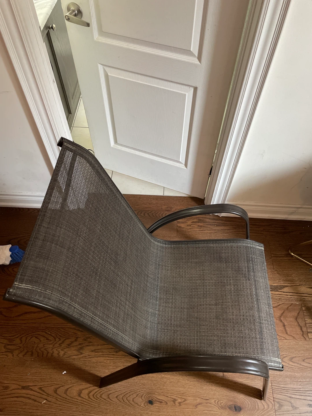 Grey Mesh Sling Chair - photo 2