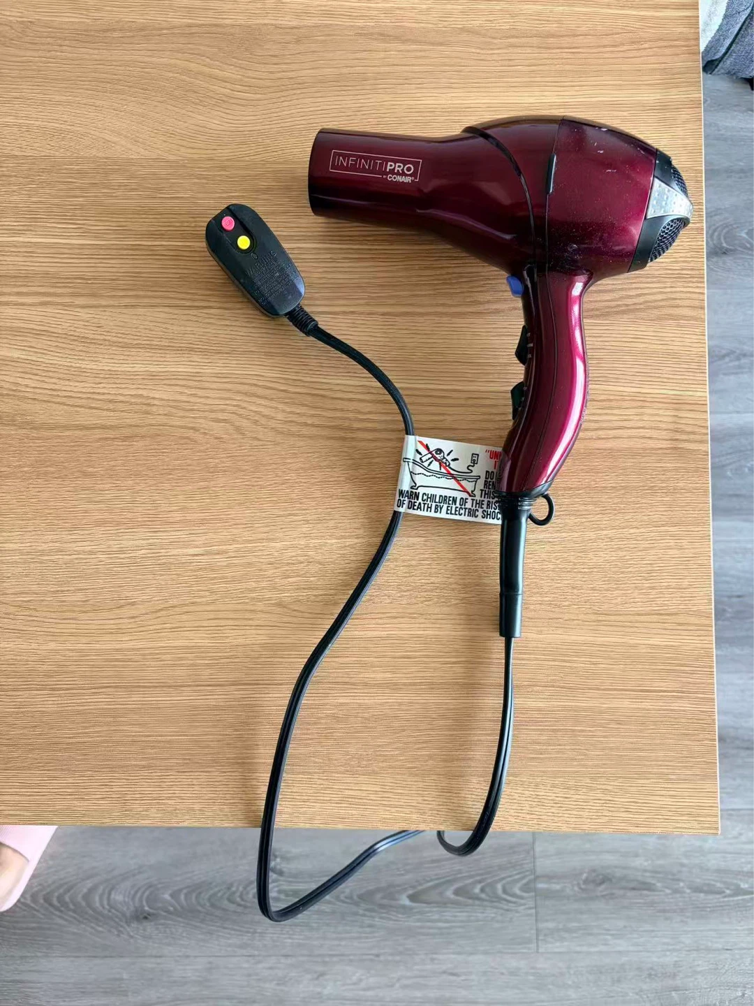 InfinitiPro by Conair Hair Dryer - Red