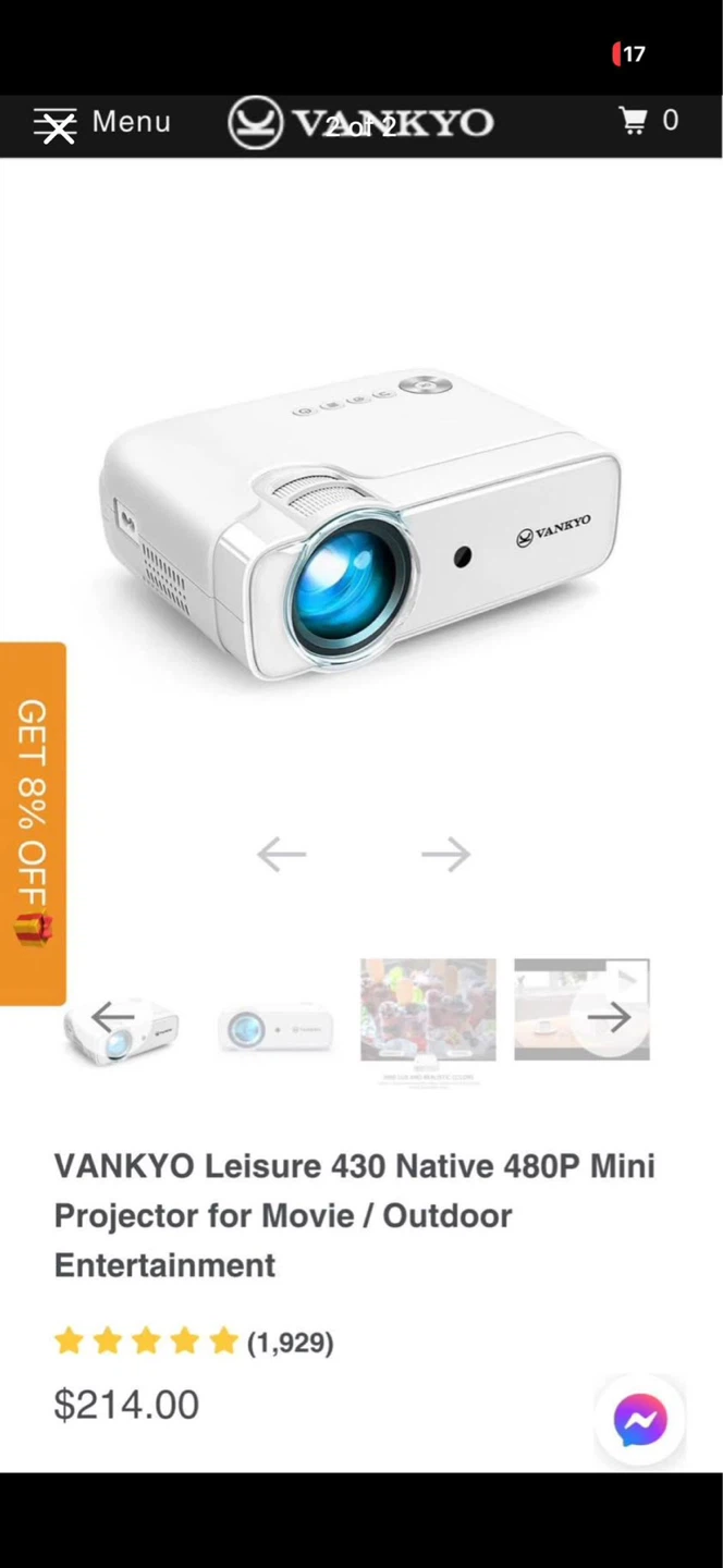 VANKYO Leisure 430 Mini Projector - photo 2