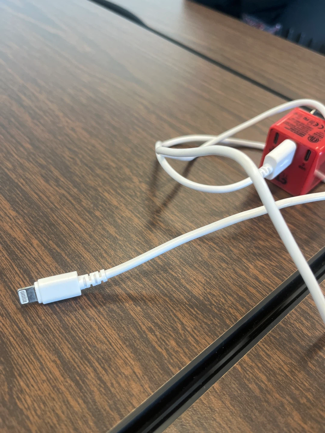 Red Universal Travel Adapter with USB Ports