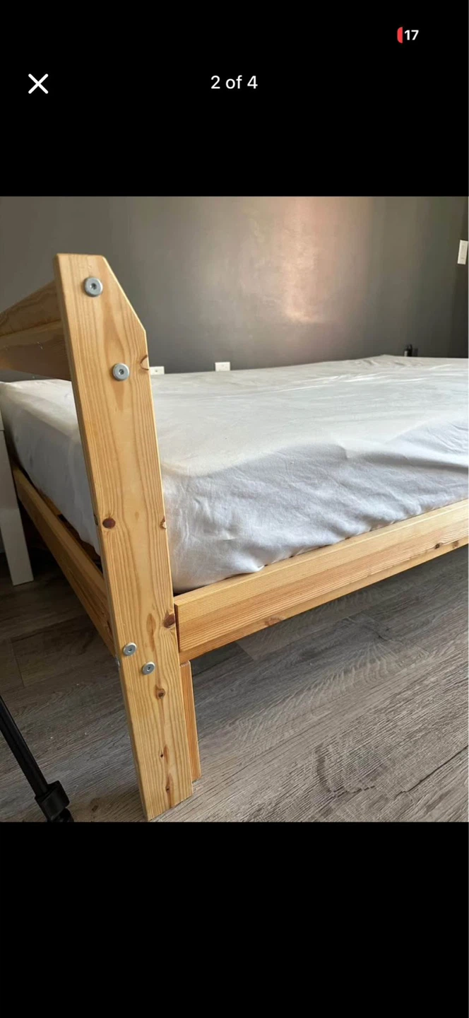 IKEA MORGEDAL Foam Mattress and bad frame - photo 2
