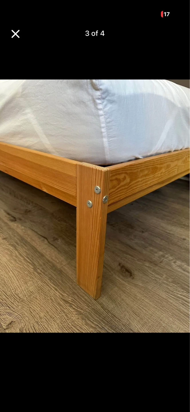 IKEA MORGEDAL Foam Mattress and bad frame - photo 3