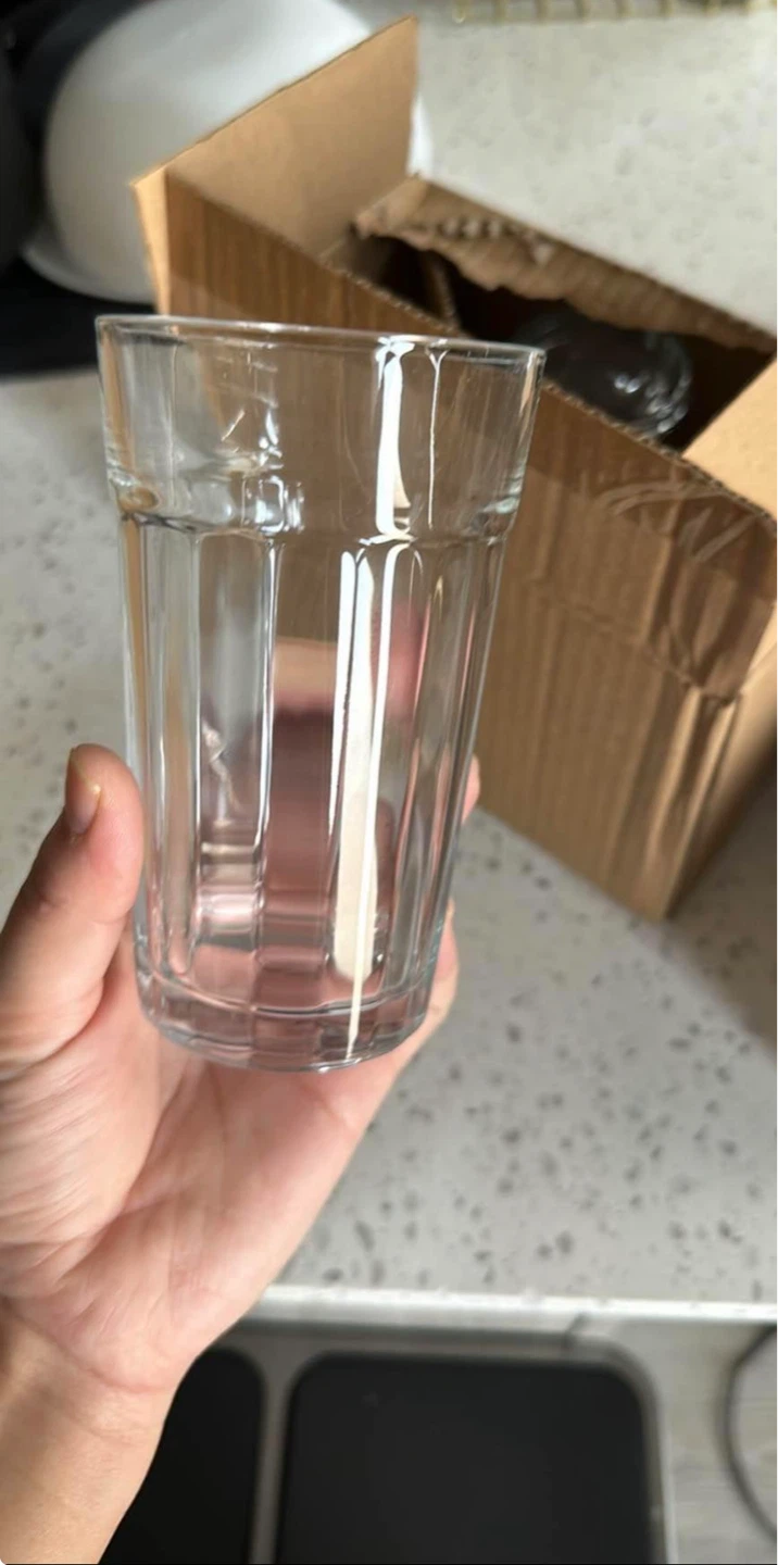 Cutting chai tea glasses set of 6