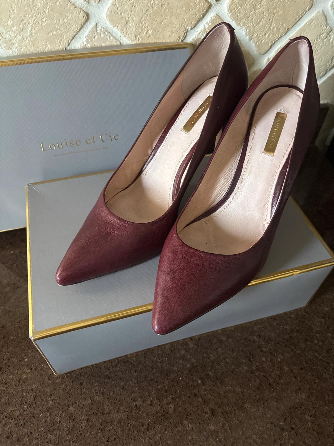 Louise et Cie Shiraz Washed Lamb Heels - Size 9.5M