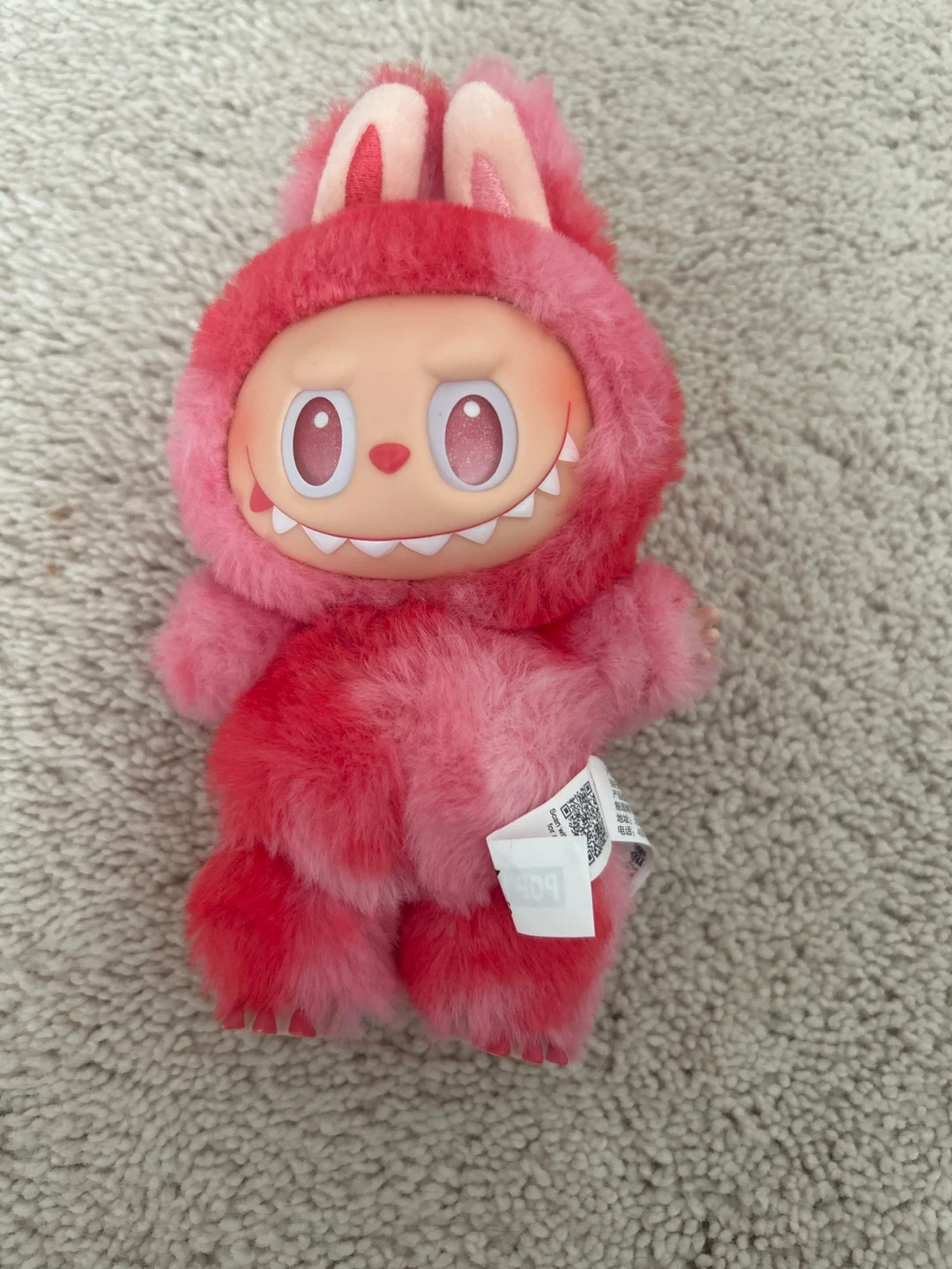 POP MART Plush Toy - Pink/Red Monster