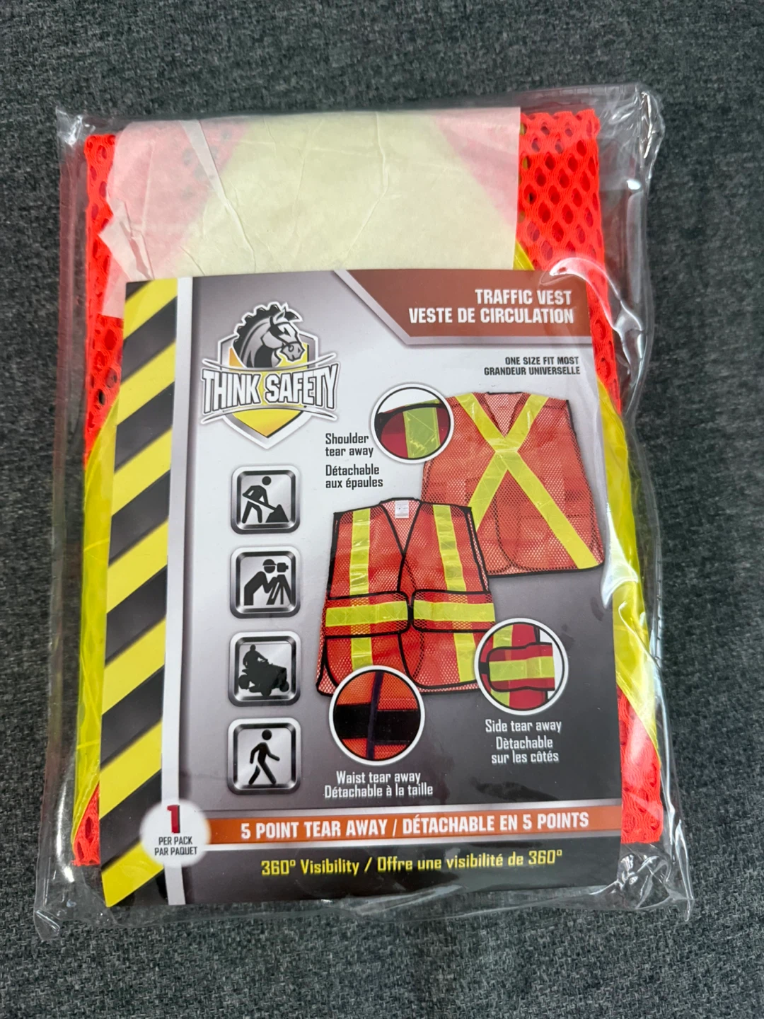 Think Safety High Vis. Vest - One Size