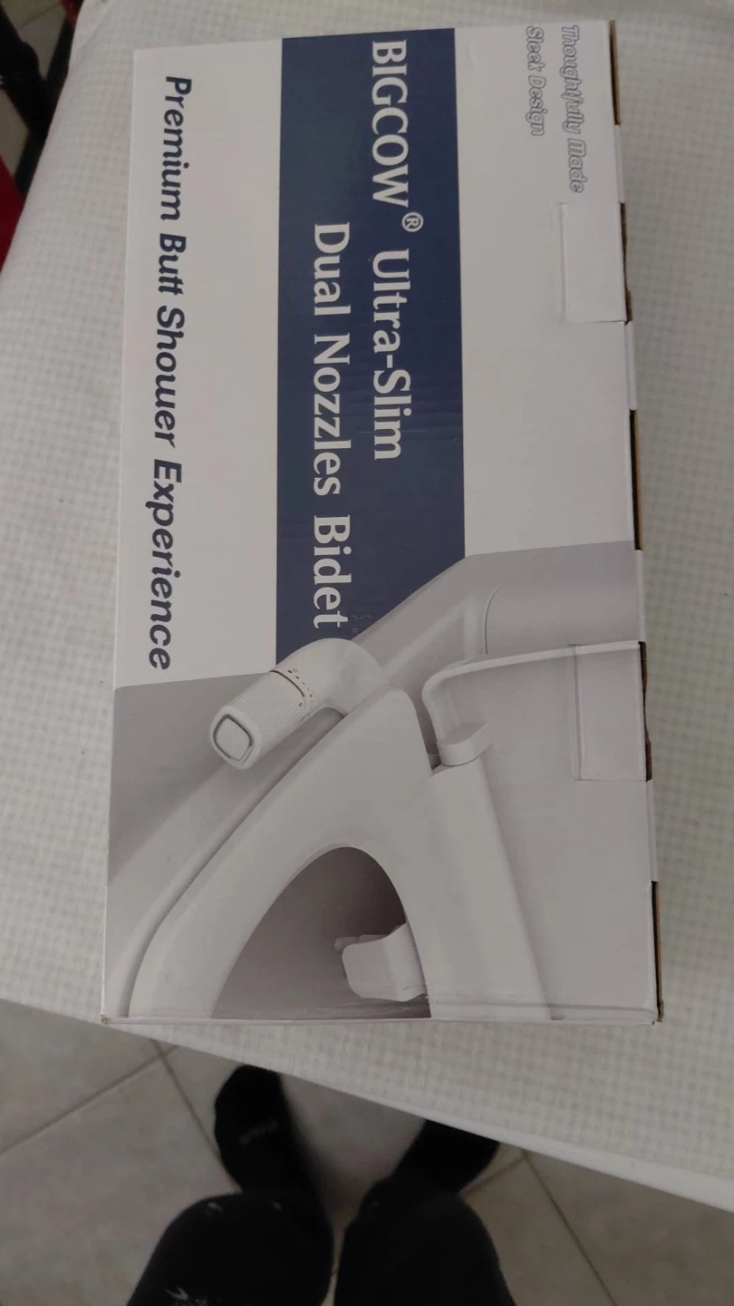 BIGCOW Ultra-Slim Dual Nozzles Bidet