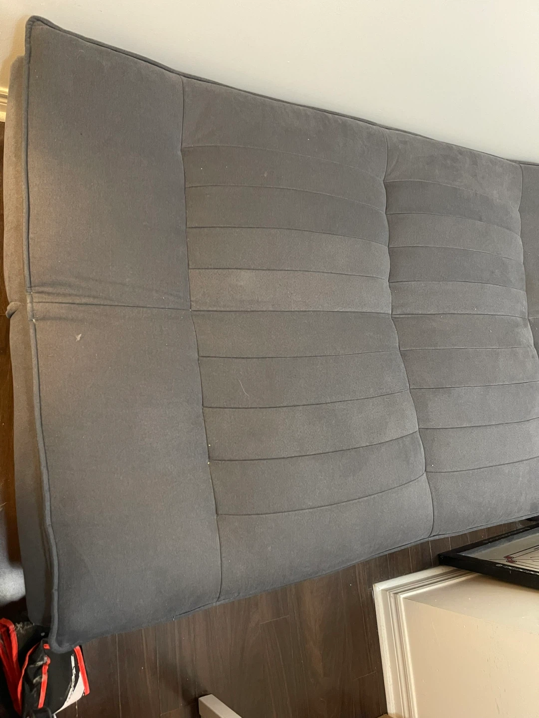 Grey Futon Sofa Bed - photo 3