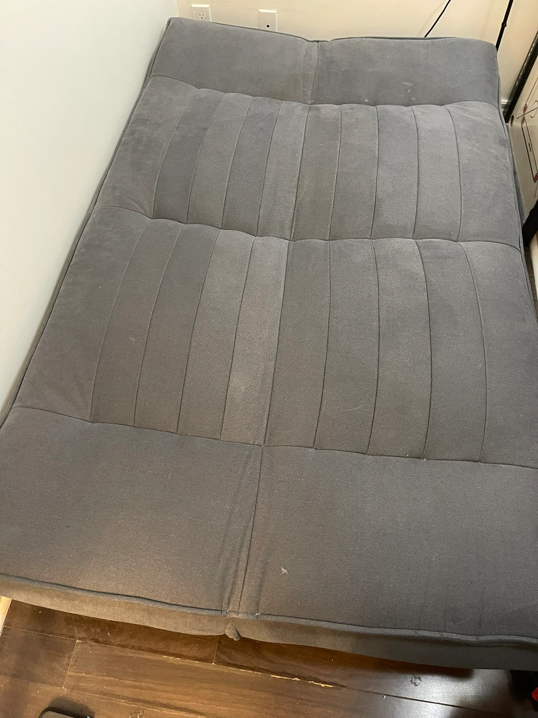 Grey Futon Sofa Bed - photo 2