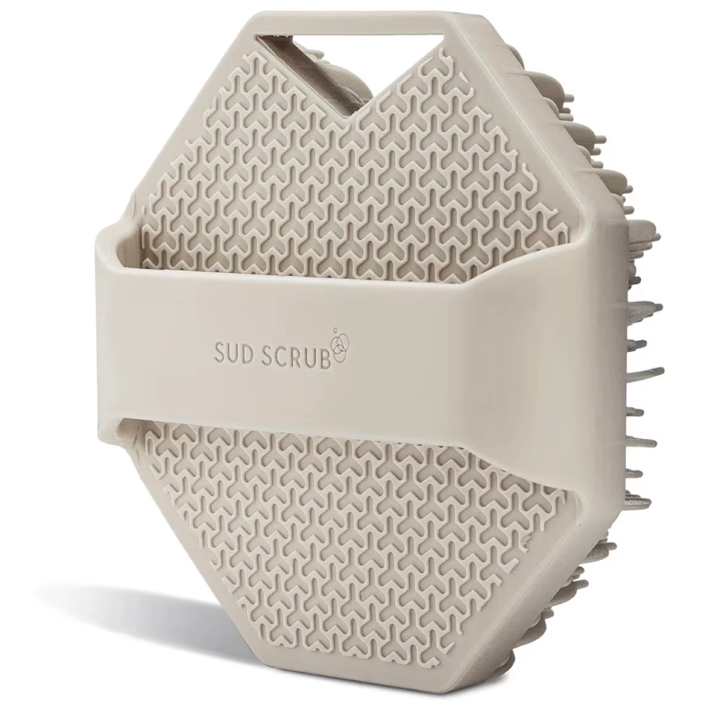 NEW SUD SCRUB Gentle Exfoliating Silicone Body Scrubber - Clay