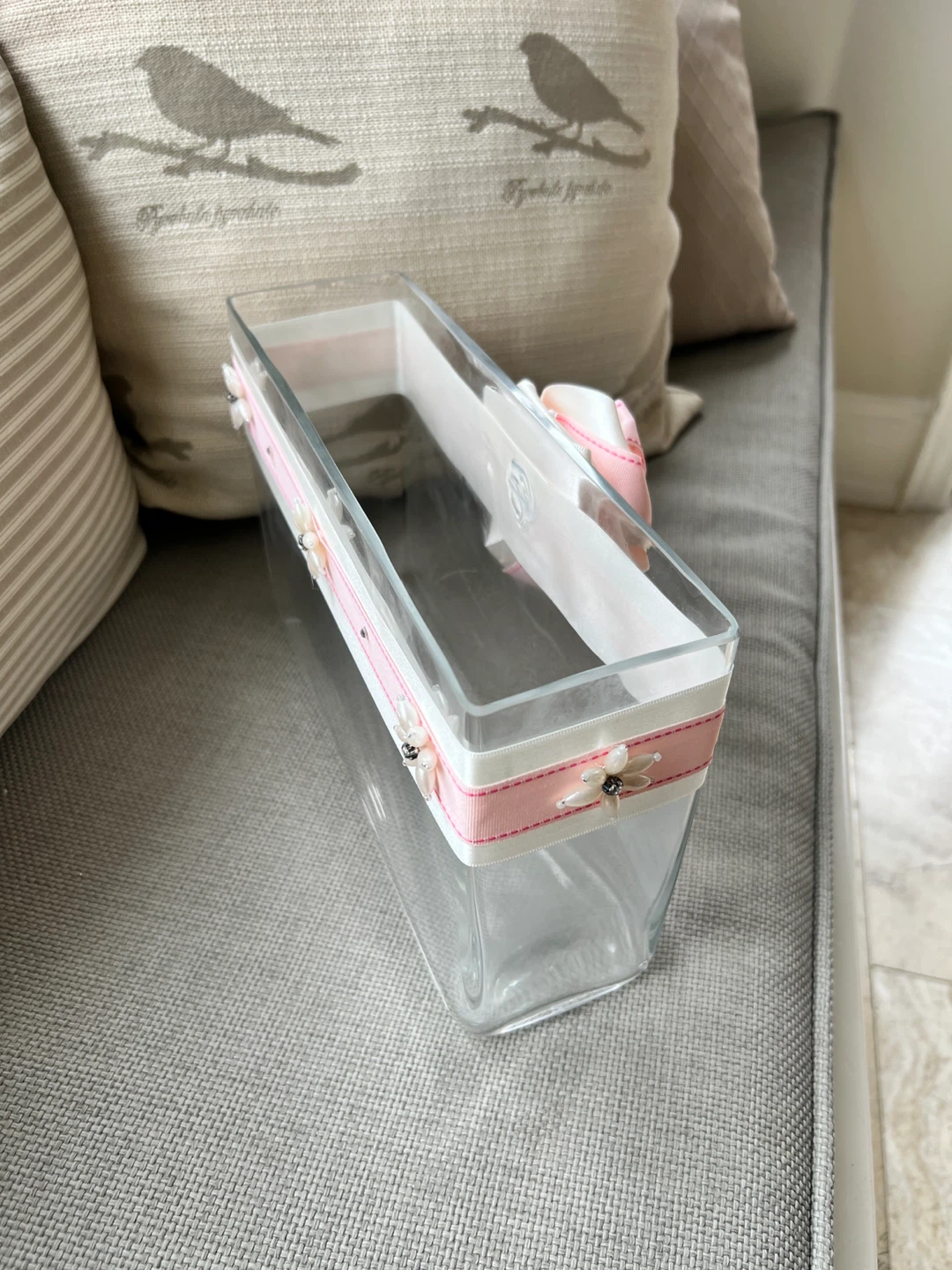 Handmade Glass Card/Envelope Box - photo 4