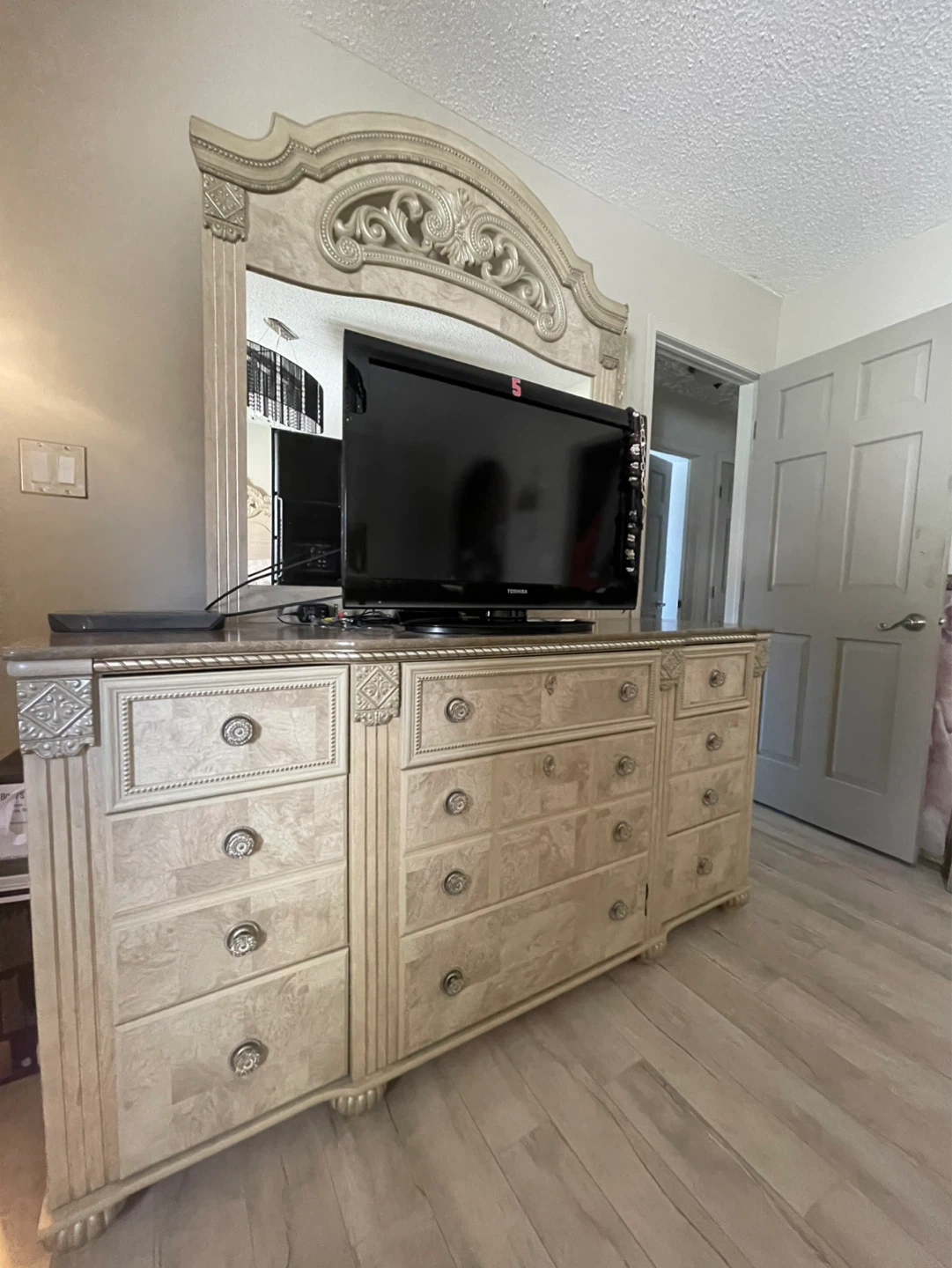 Bedroom Furniture Set - Dresser, Chest, and Bed Frame - photo 4