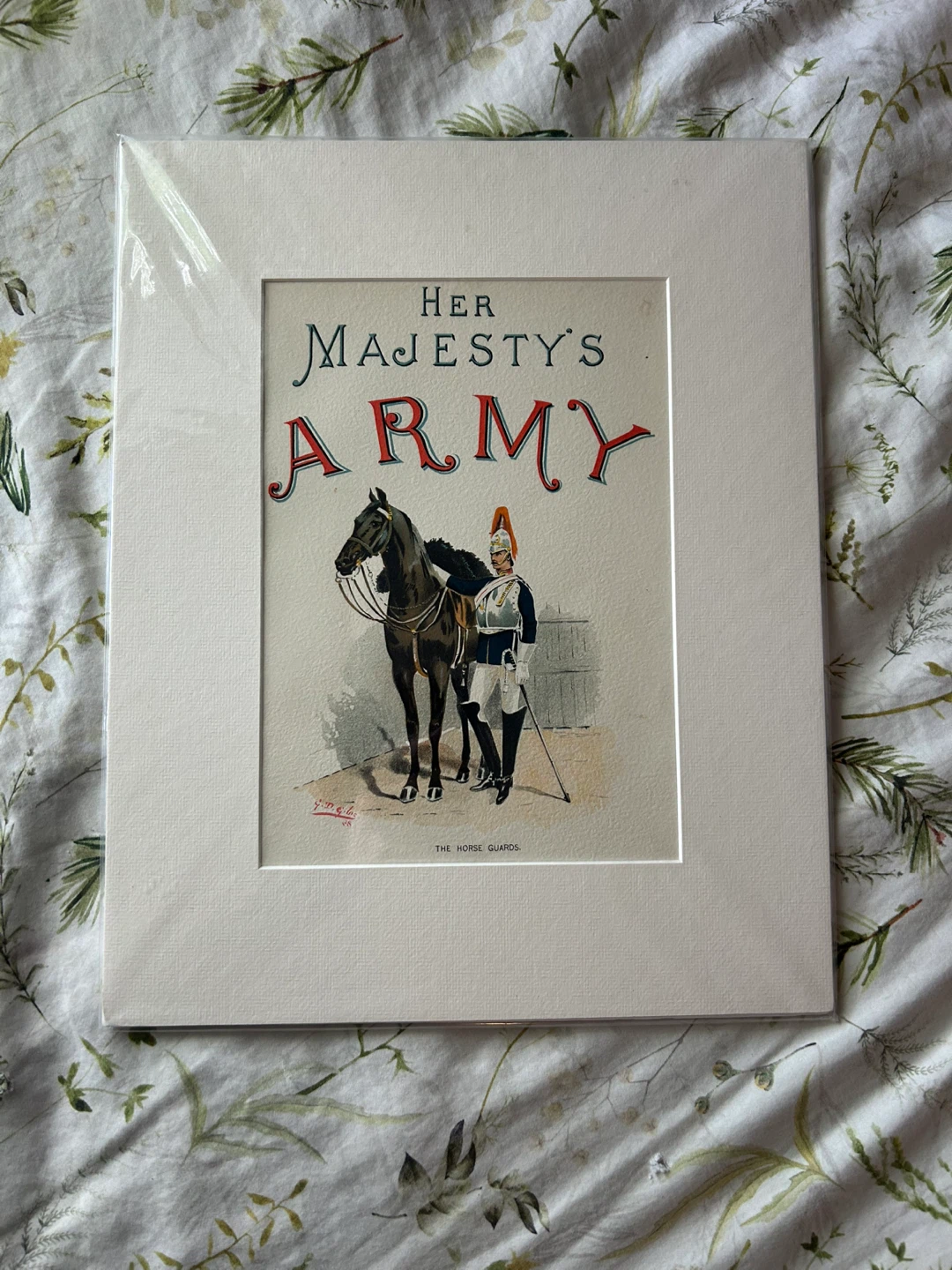 Antique Her Majesty's Army Print