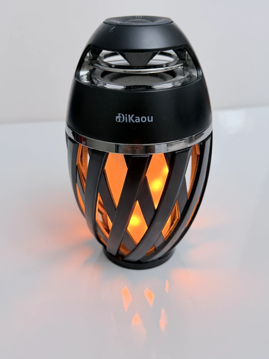 Dikaou Portable Bluetooth Speaker with Flame LED Light