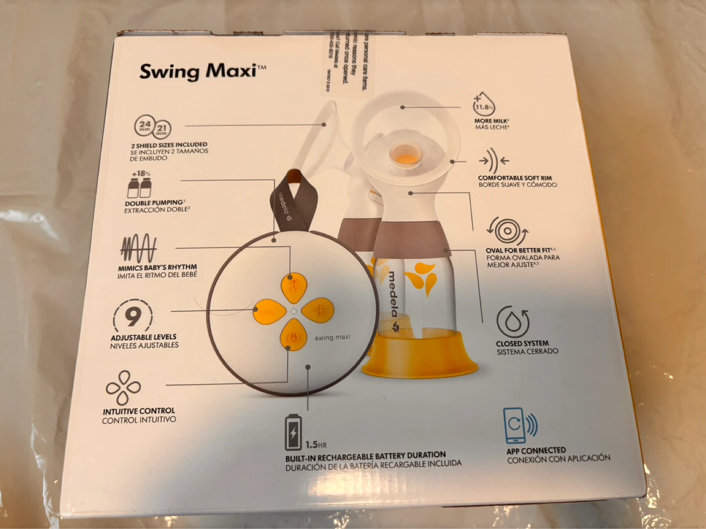 Medela Swing Maxi Double Electric Breast Pump - photo 3