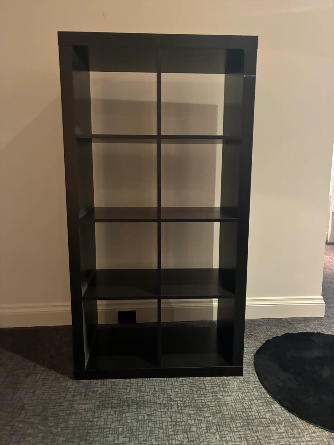 Dark Brown 8-Cube Storage Shelf