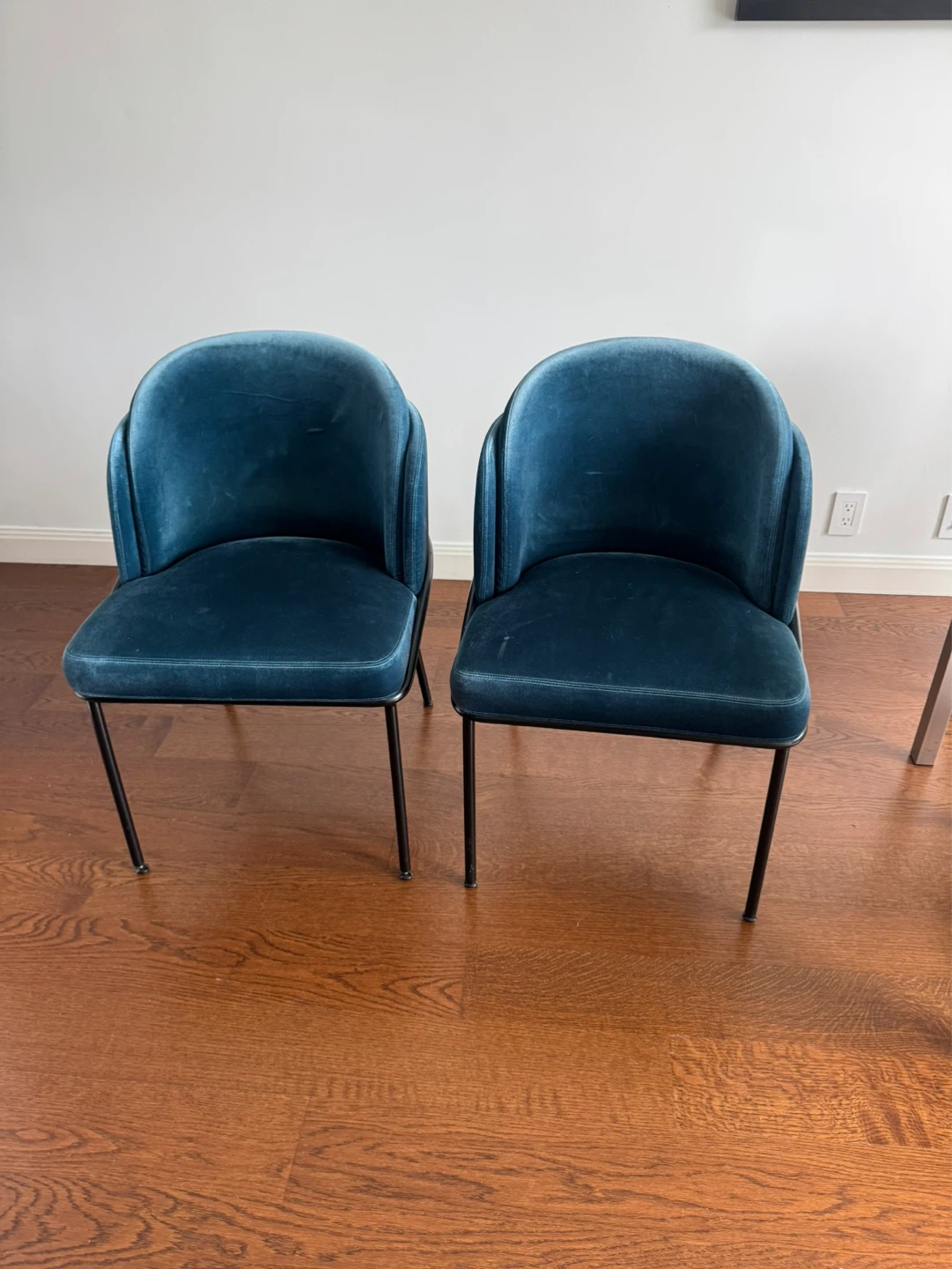 Rove Concepts Angelo Dining Chairs (Set of 2) - Teal Velvet