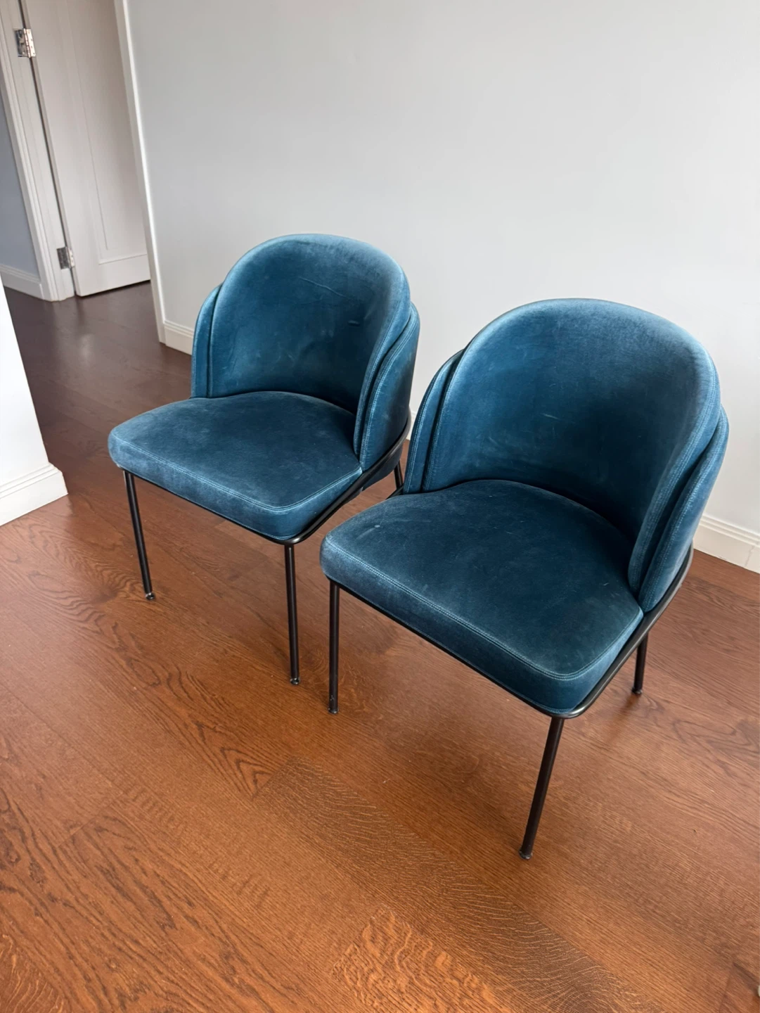 Rove Concepts Angelo Dining Chairs (Set of 2) - Teal Velvet - photo 2