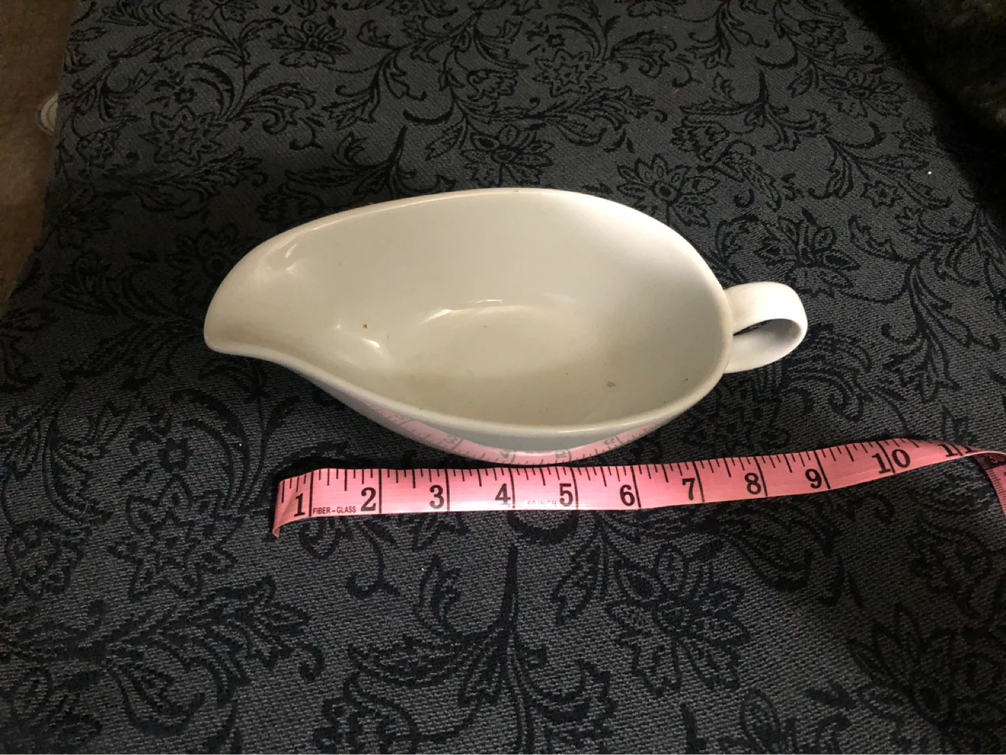White Ceramic Gravy Boat - photo 2