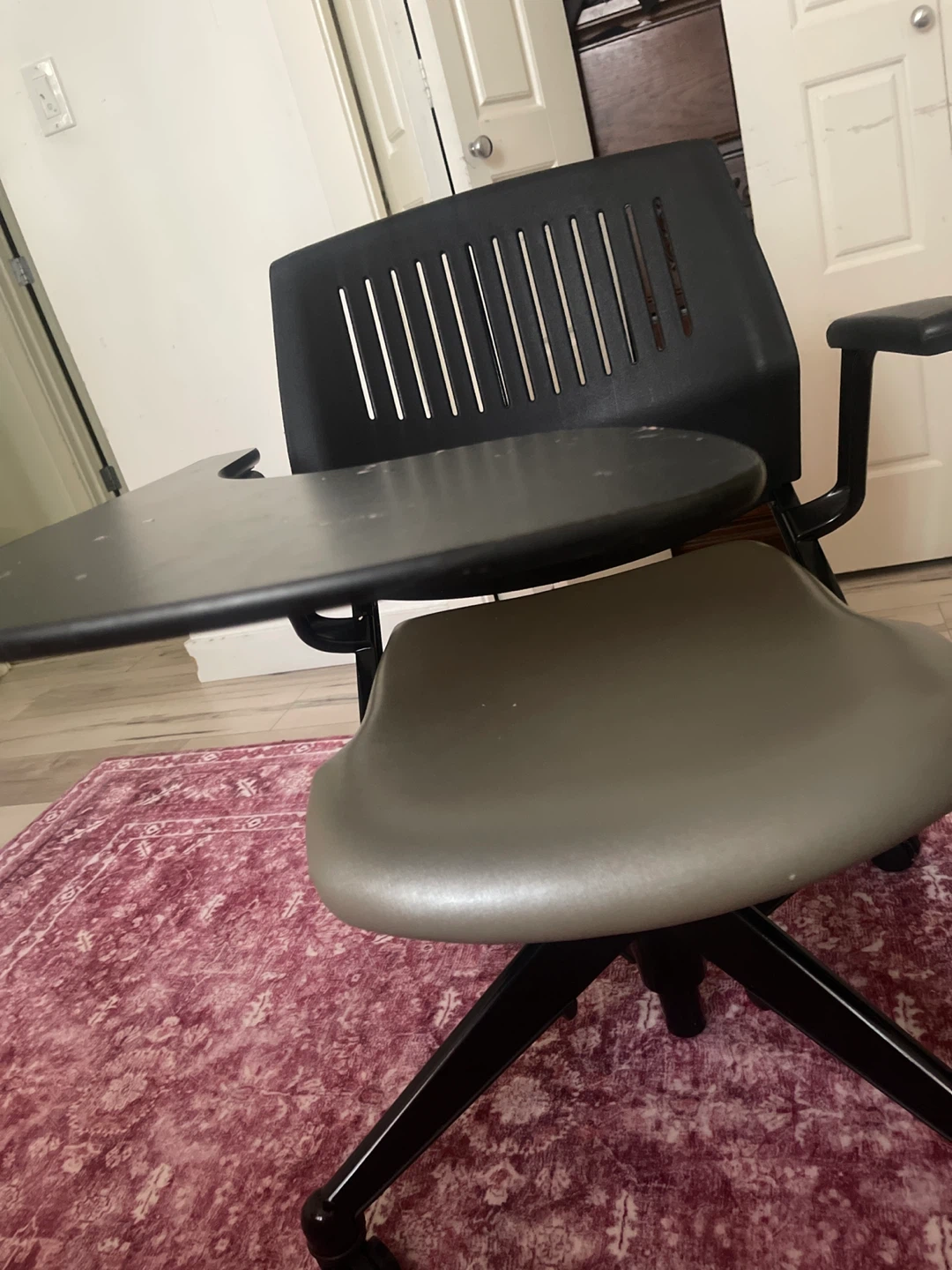 Student Desk Chair with Writing Tablet