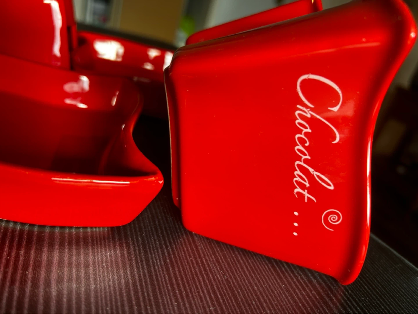 $10 Red Fondue Set - Used twice - photo 3