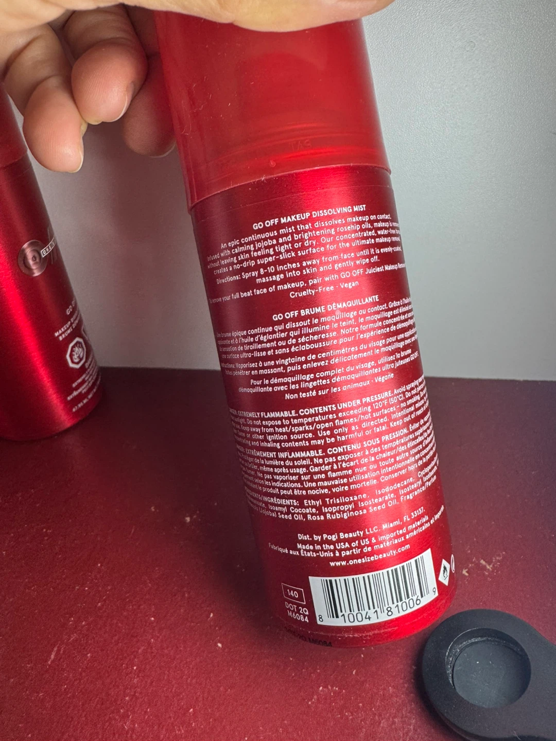 ONE/SIZE GO OFF Makeup Dissolving Mist - photo 3