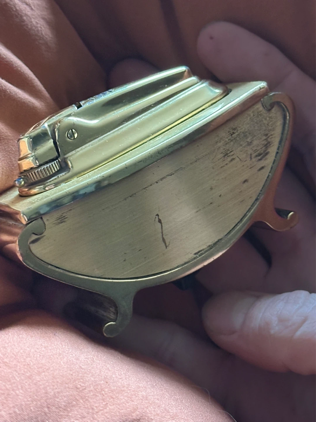 Ronson Varaflame Lovely Vintage  BrassTable Lighter