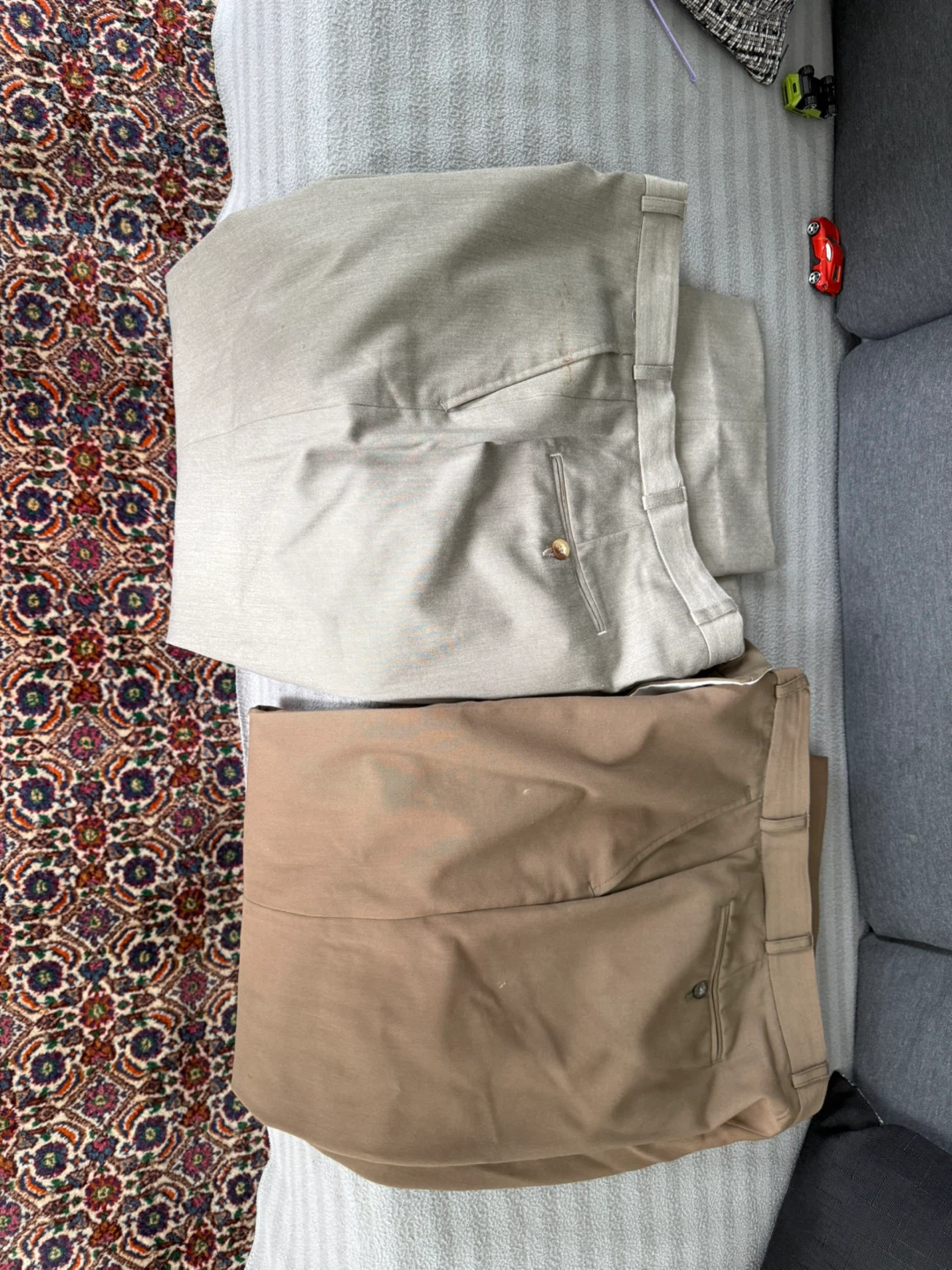 Two pairs of men's pants, size 46
