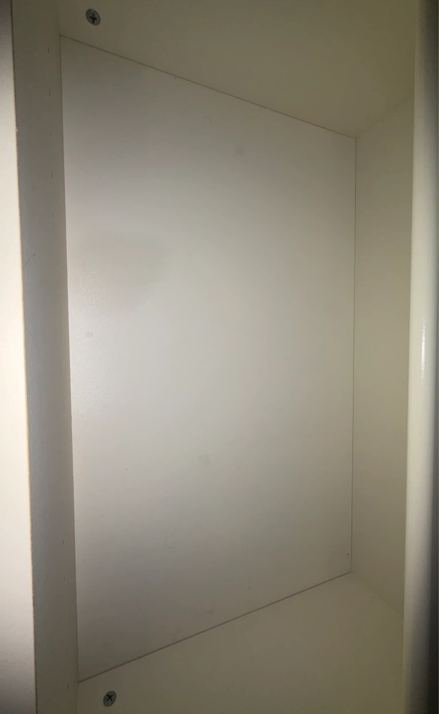 White Particle Board Cabinet/Shelf Unit - photo 2