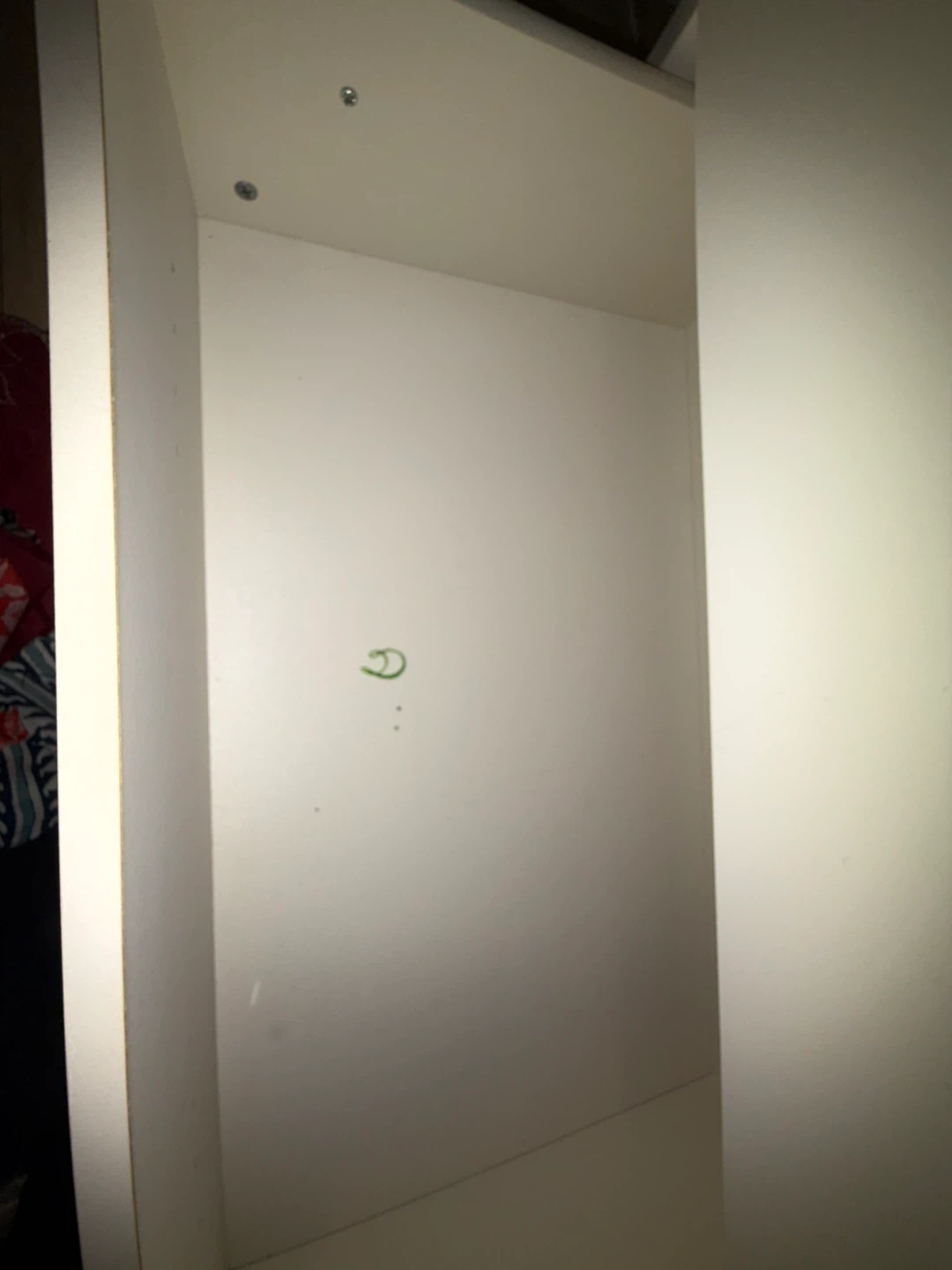 White Particle Board Cabinet/Shelf Unit - photo 4
