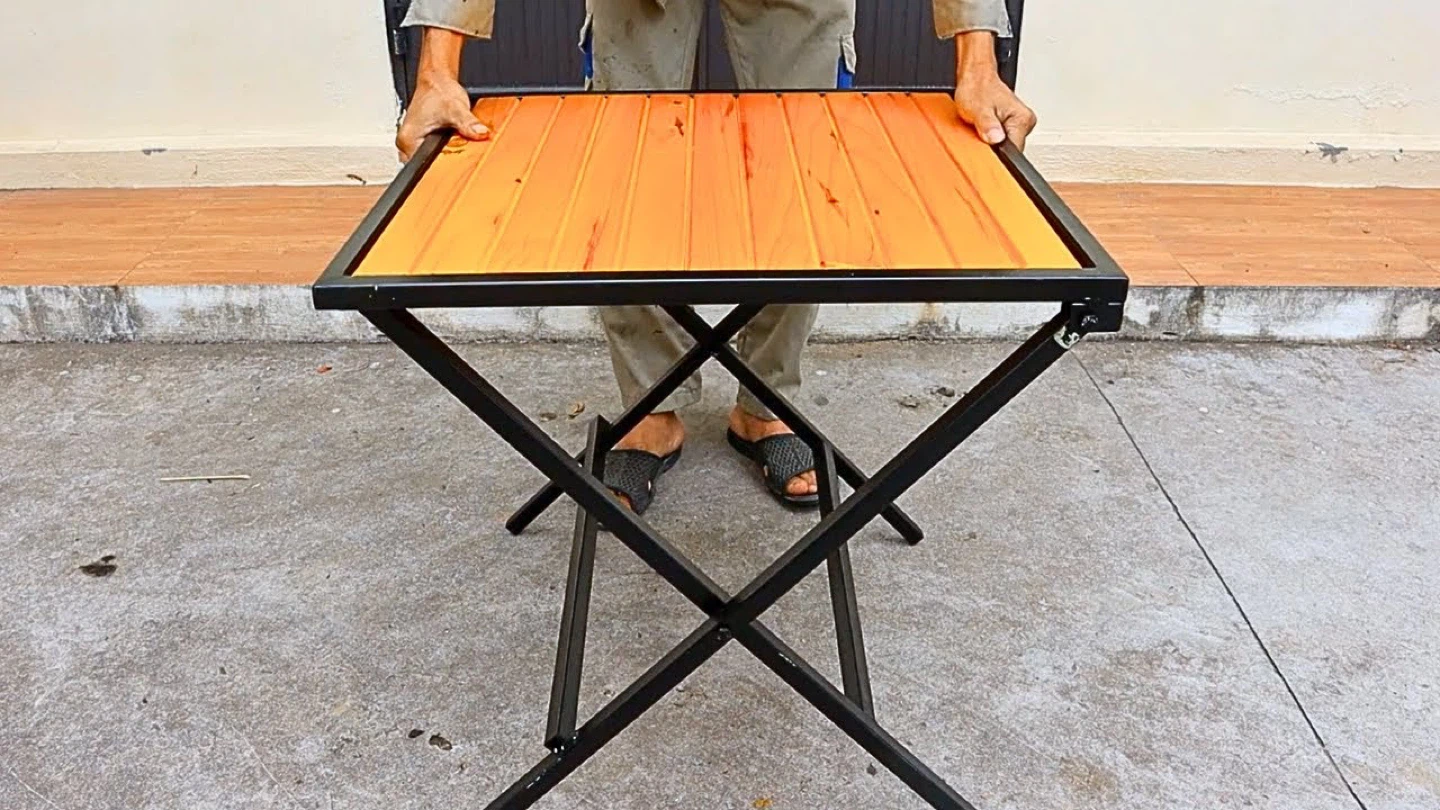 Folding Wood Table