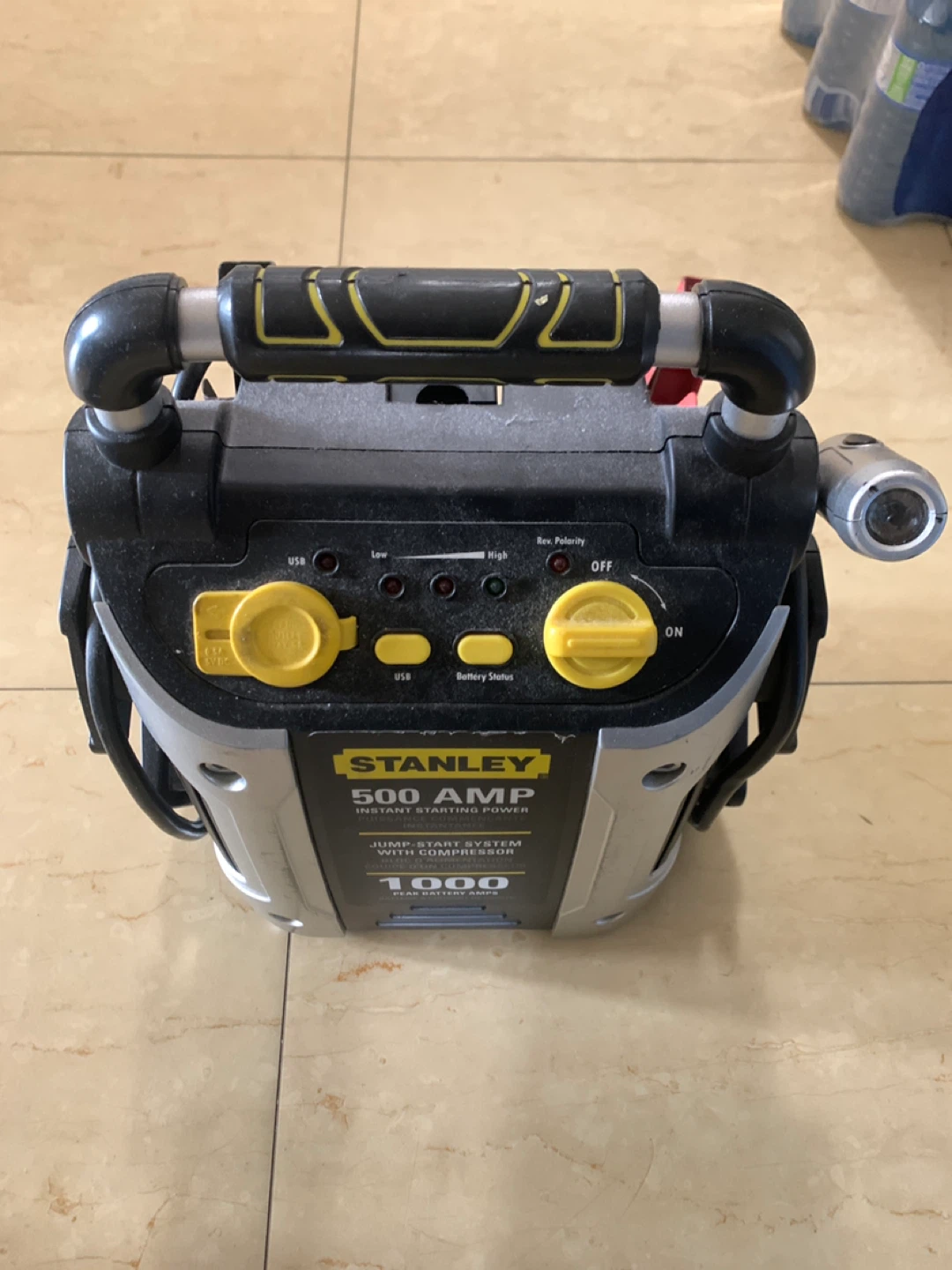 Stanley 500 AMP Jump Starter with Compressor - photo 2