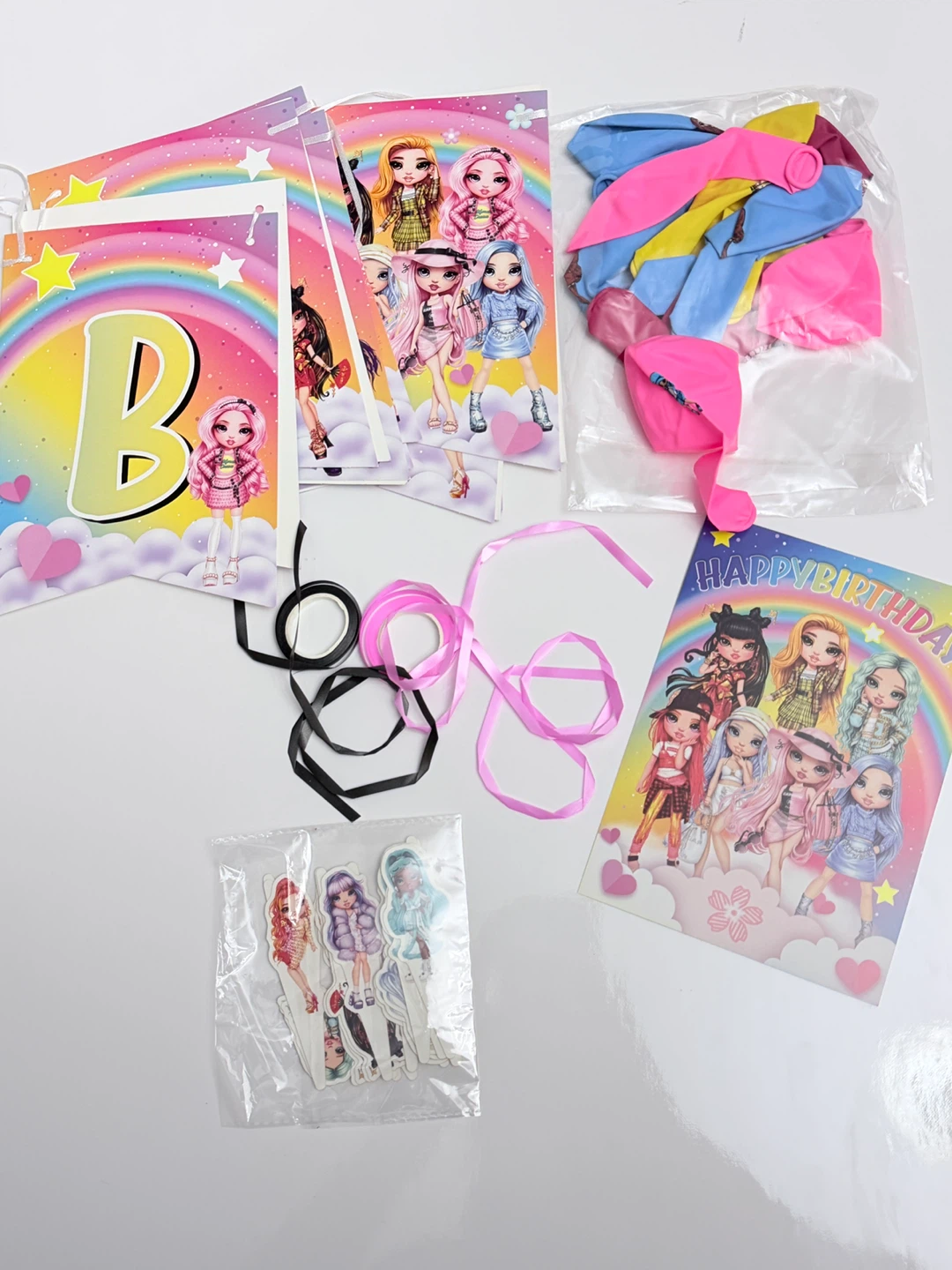 Rainbow High Birthday Party Banner & Decorations - photo 4