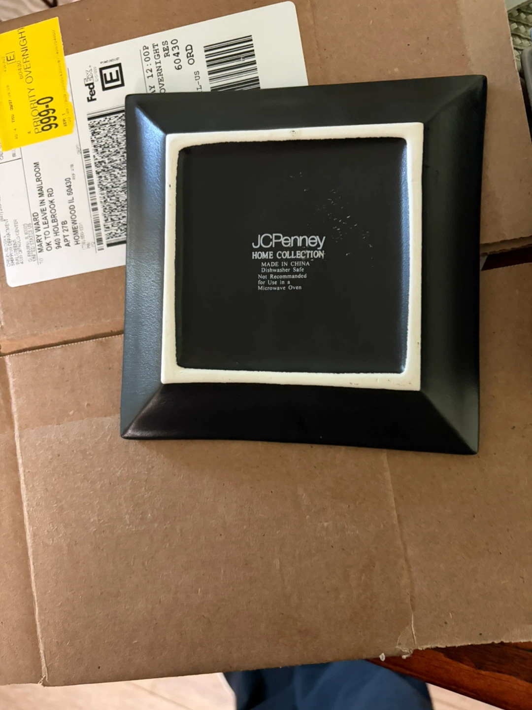 JCPenney Home Collection 4 Square Plates - photo 3