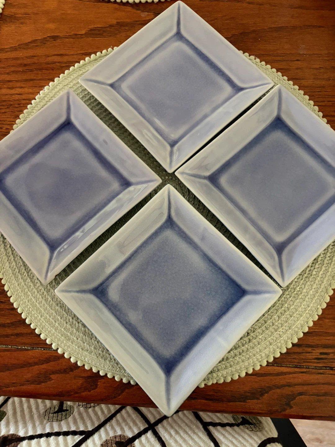 JCPenney Home Collection 4 Square Plates
