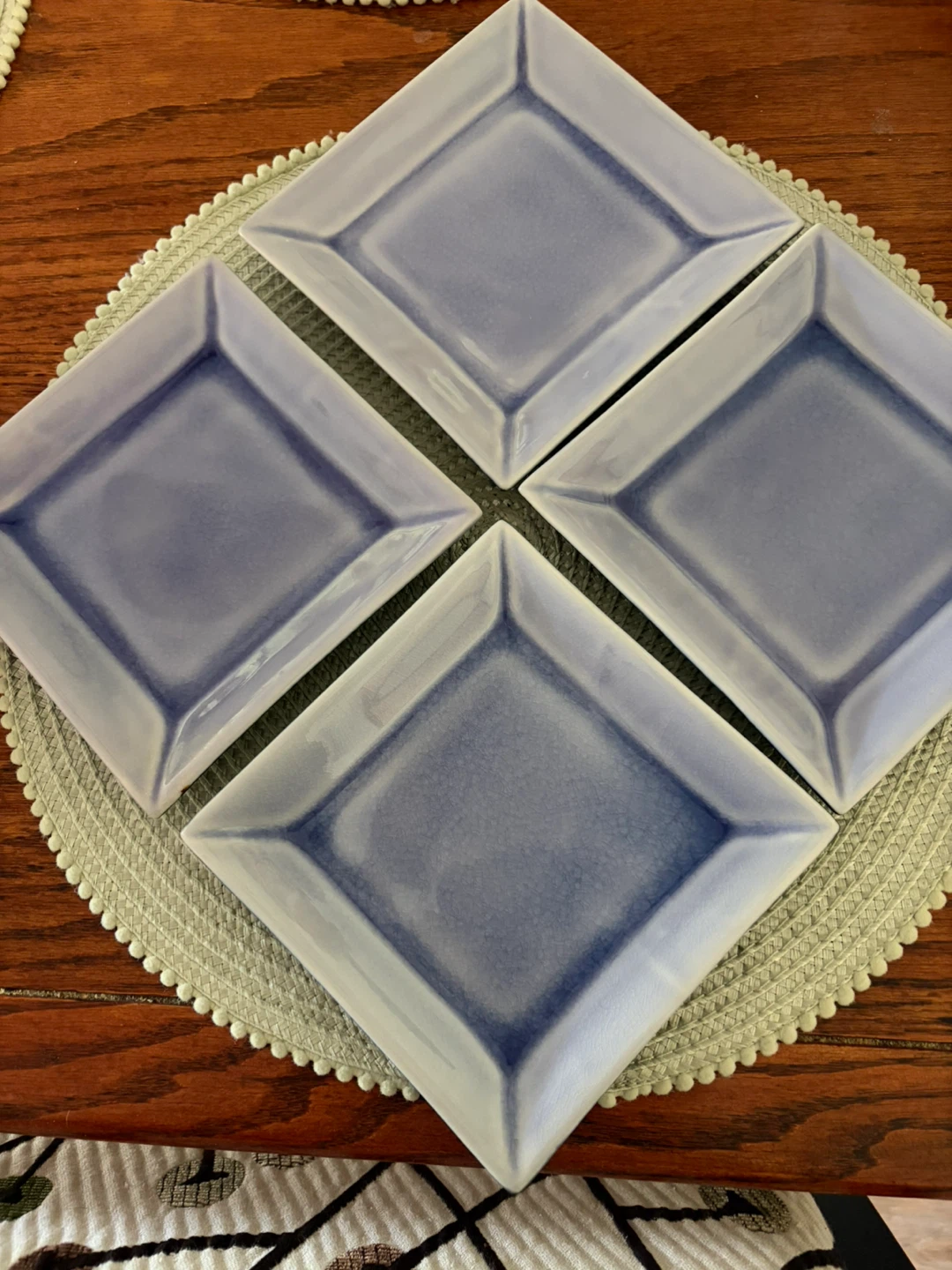 JCPenney Home Collection 4 Square Plates - photo 2