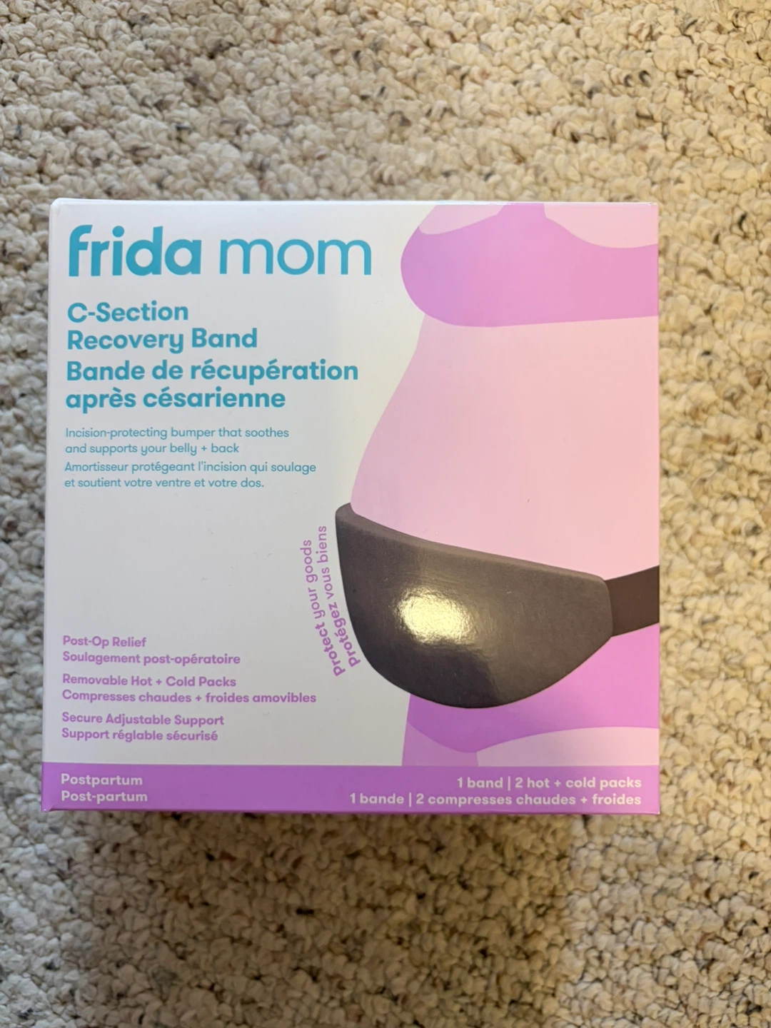 Frida Mom C-Section Recovery Band with Hot/Cold Packs