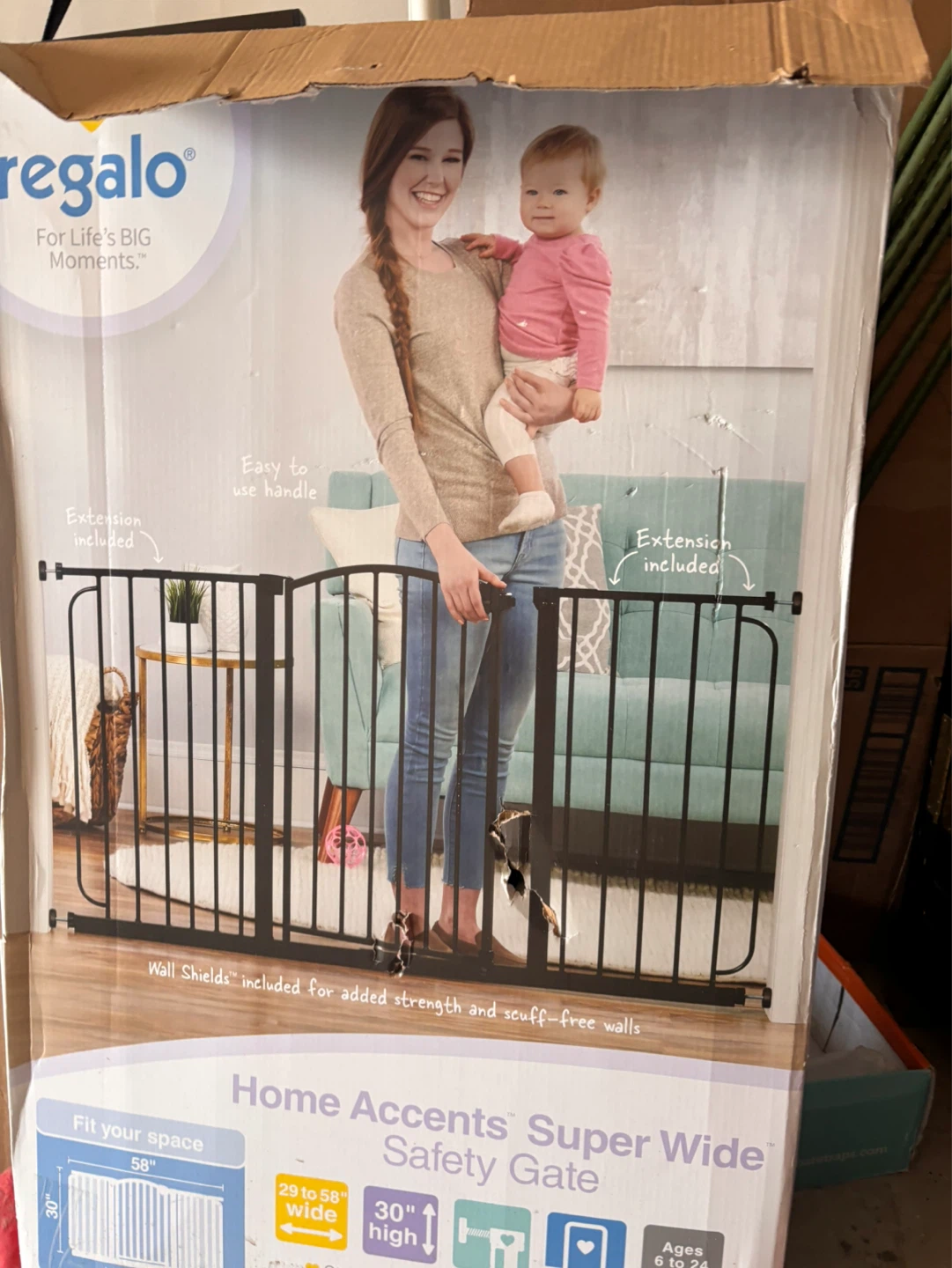 Regalo Home Accents Super Wide Safety Gate