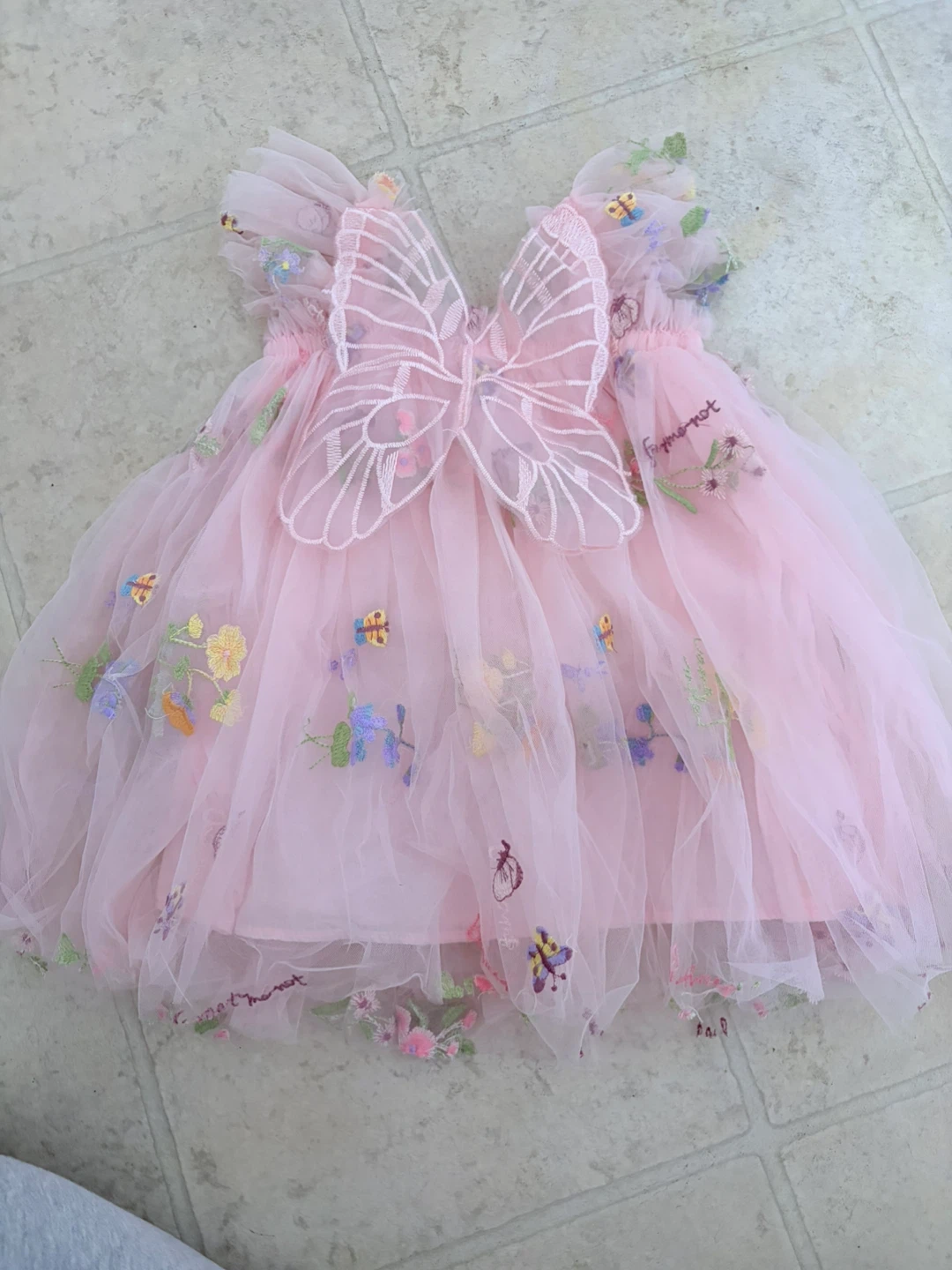 Pink Tulle Butterfly Dress - photo 2