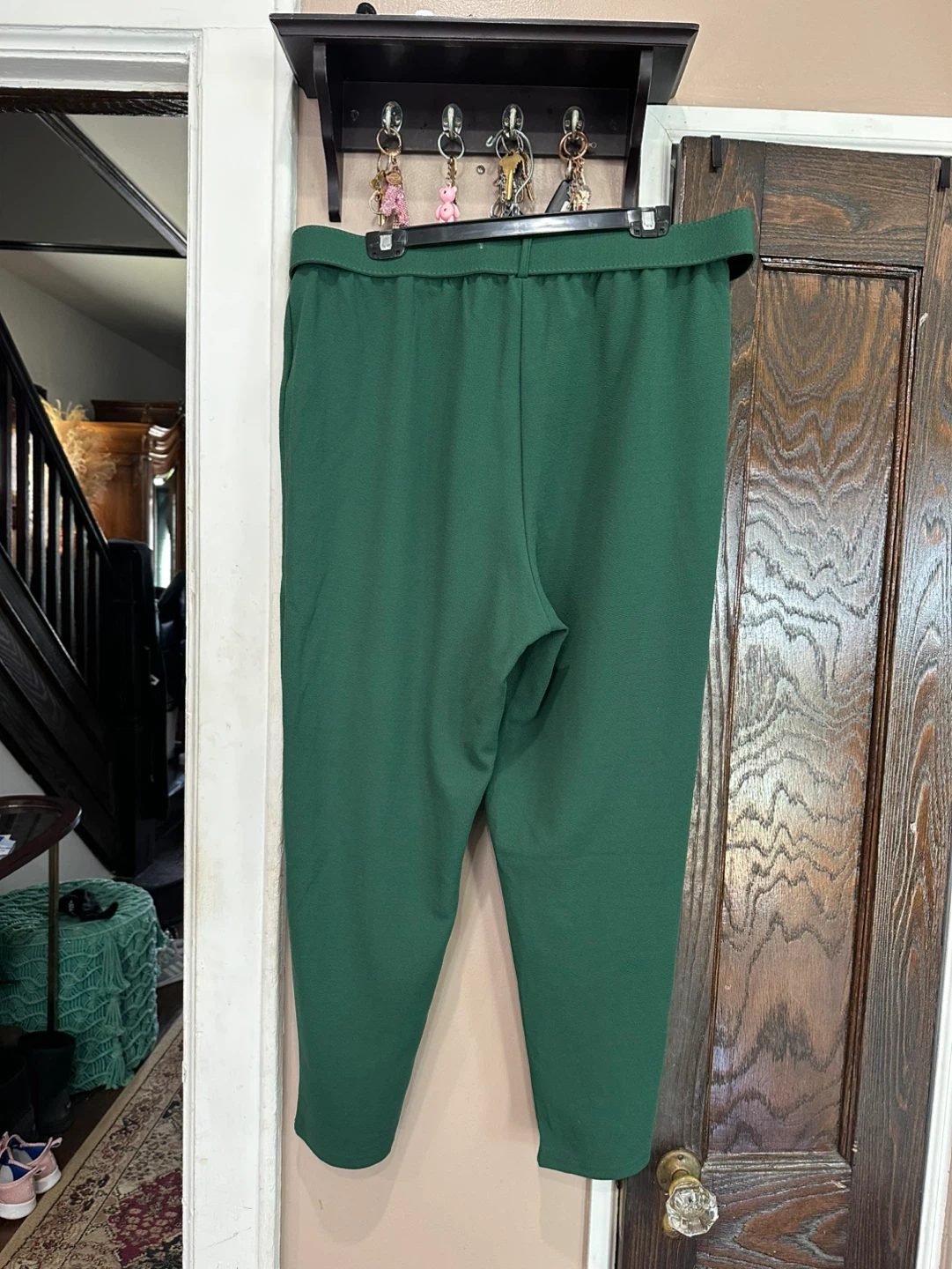 Women's Green Blazer and Pants Set - photo 5